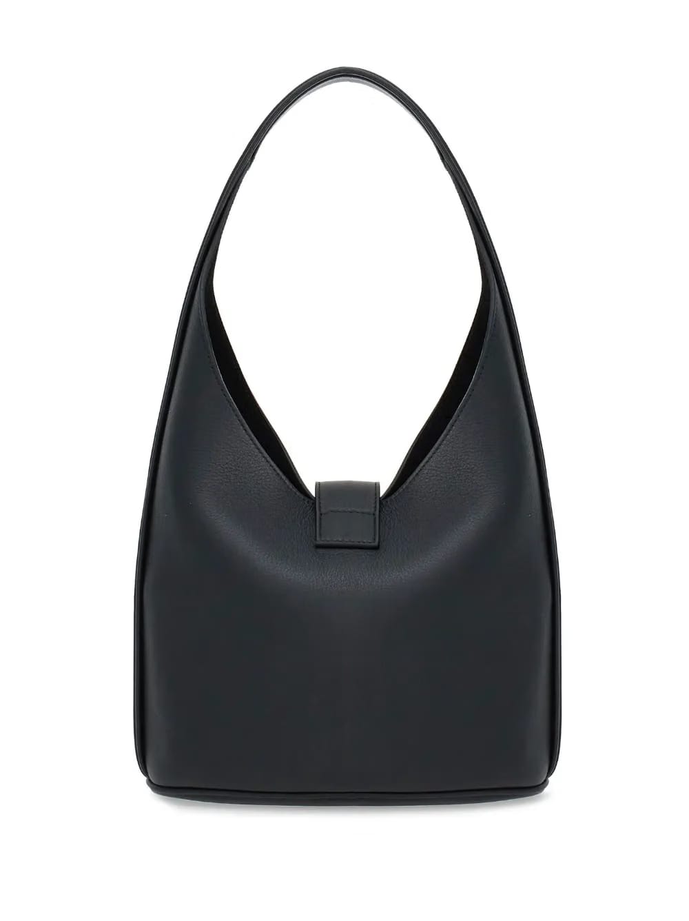 medium Gancini-buckle leather hobo bag