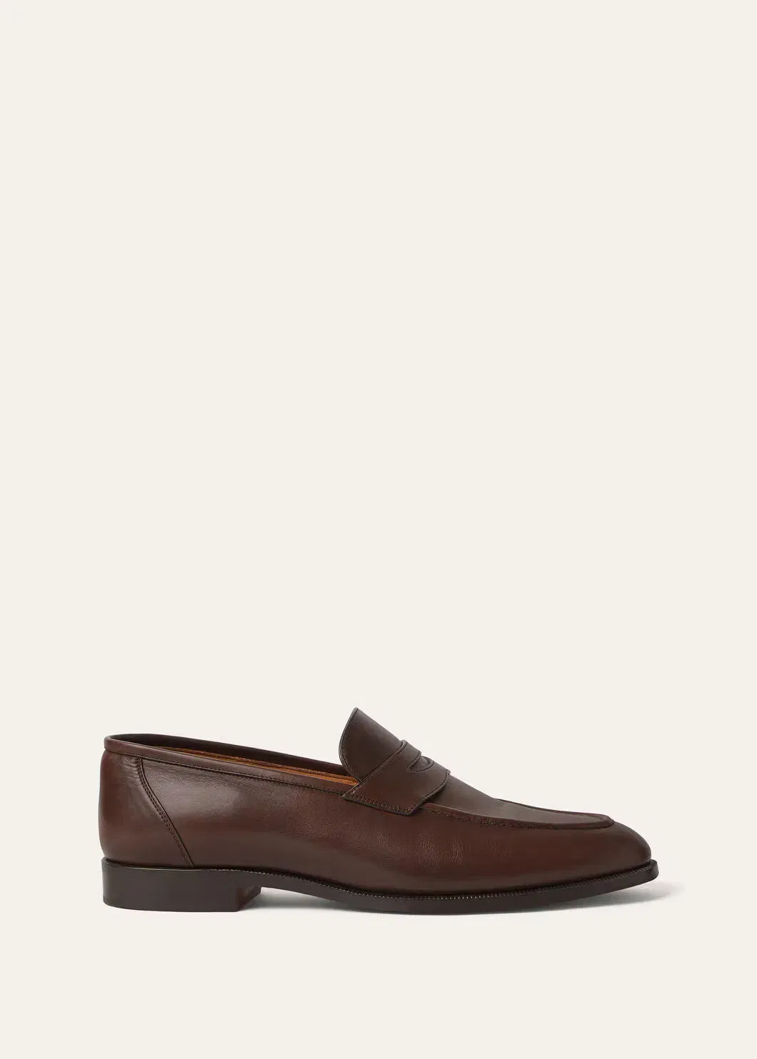 LoroPiana Sergio Loafer French Coffee