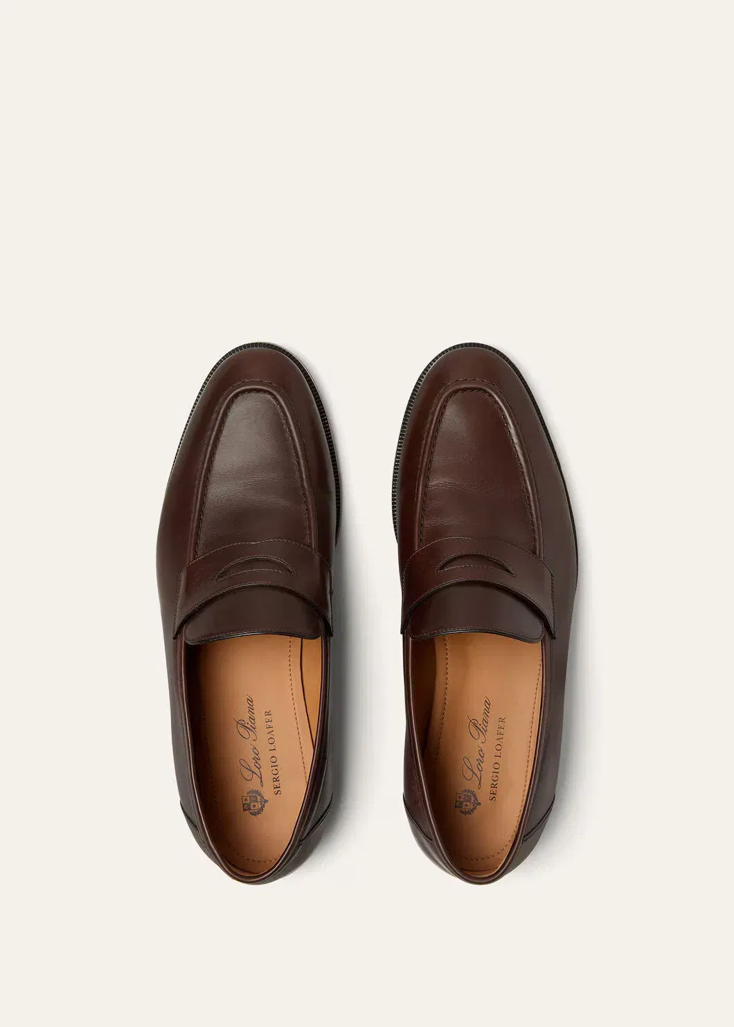 LoroPiana Sergio Loafer French Coffee
