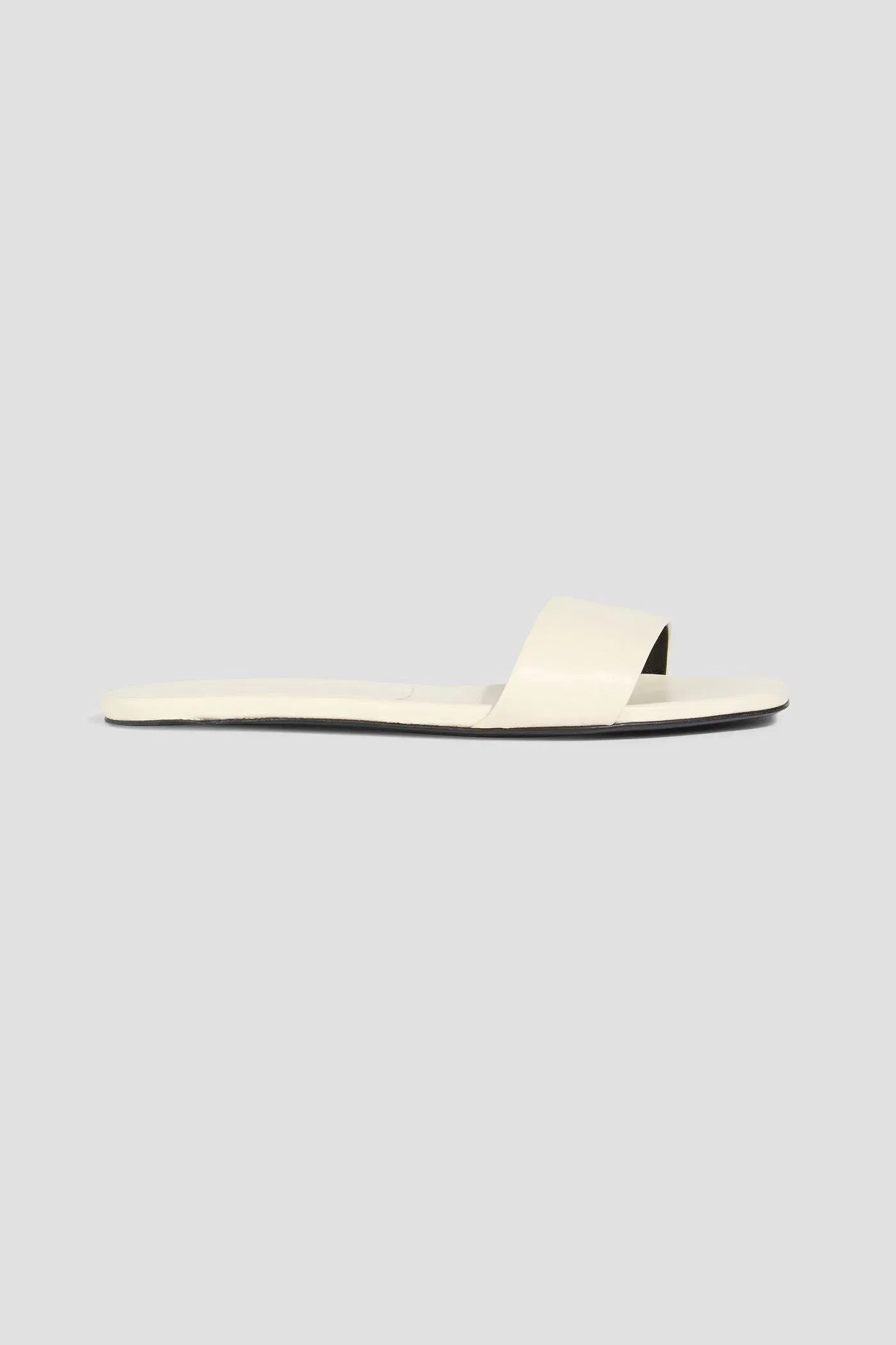Loulou Studio Dina Leather Slides Cream Women's