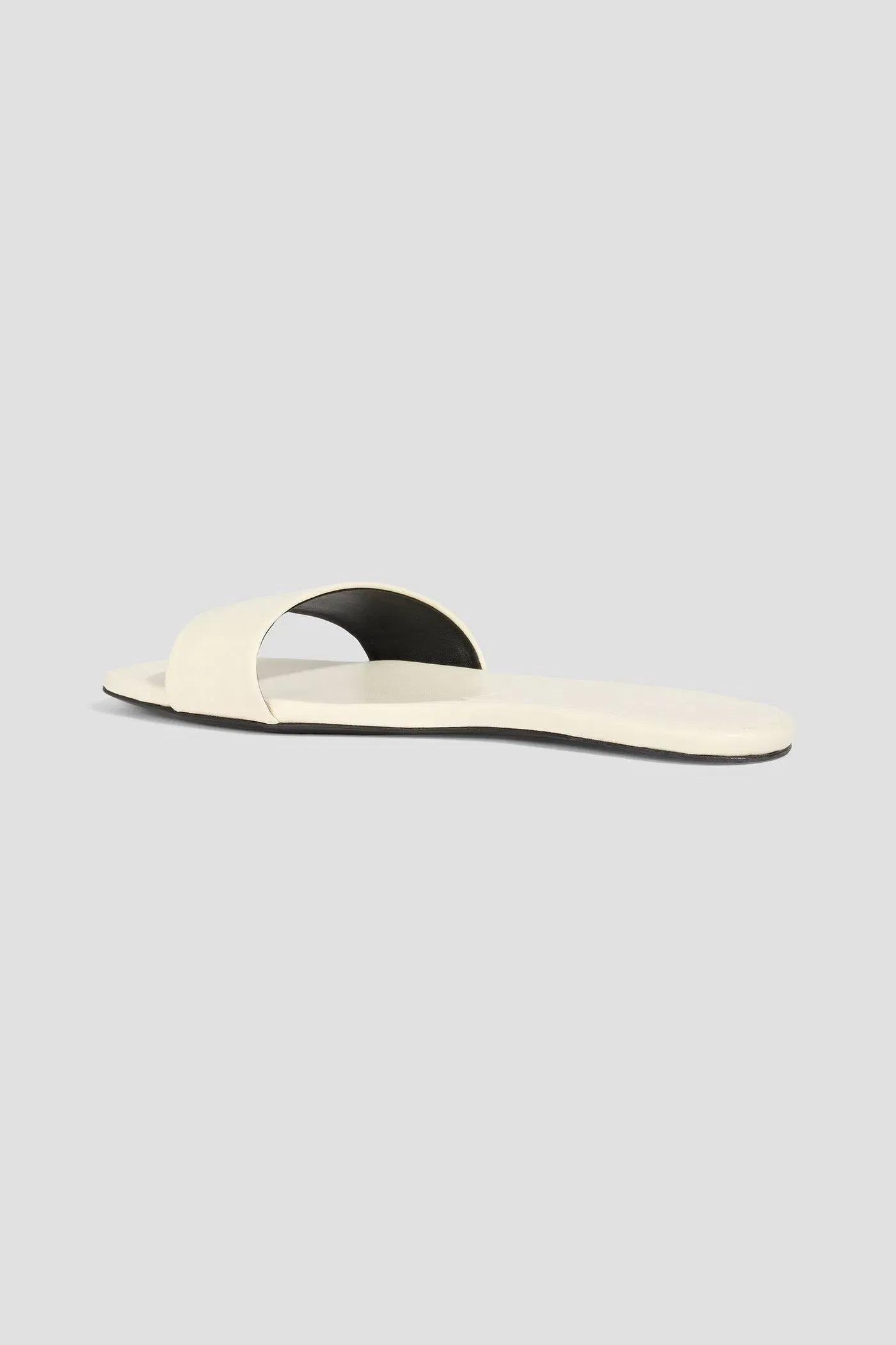 Loulou Studio Dina Leather Slides Cream Women's