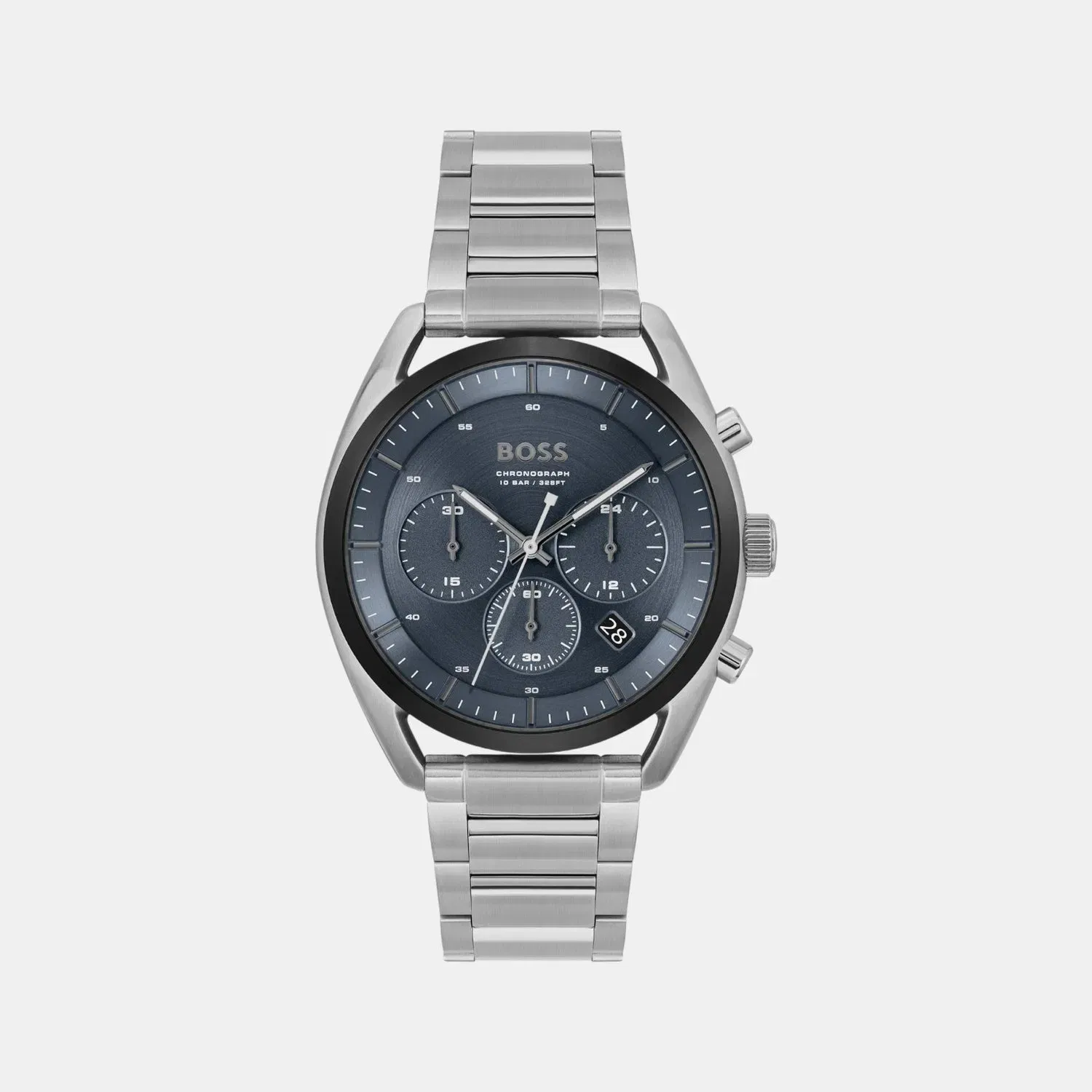 Boss Top Men Quartz Blue Dial Chronograph Stainless Steel Watch 1514093