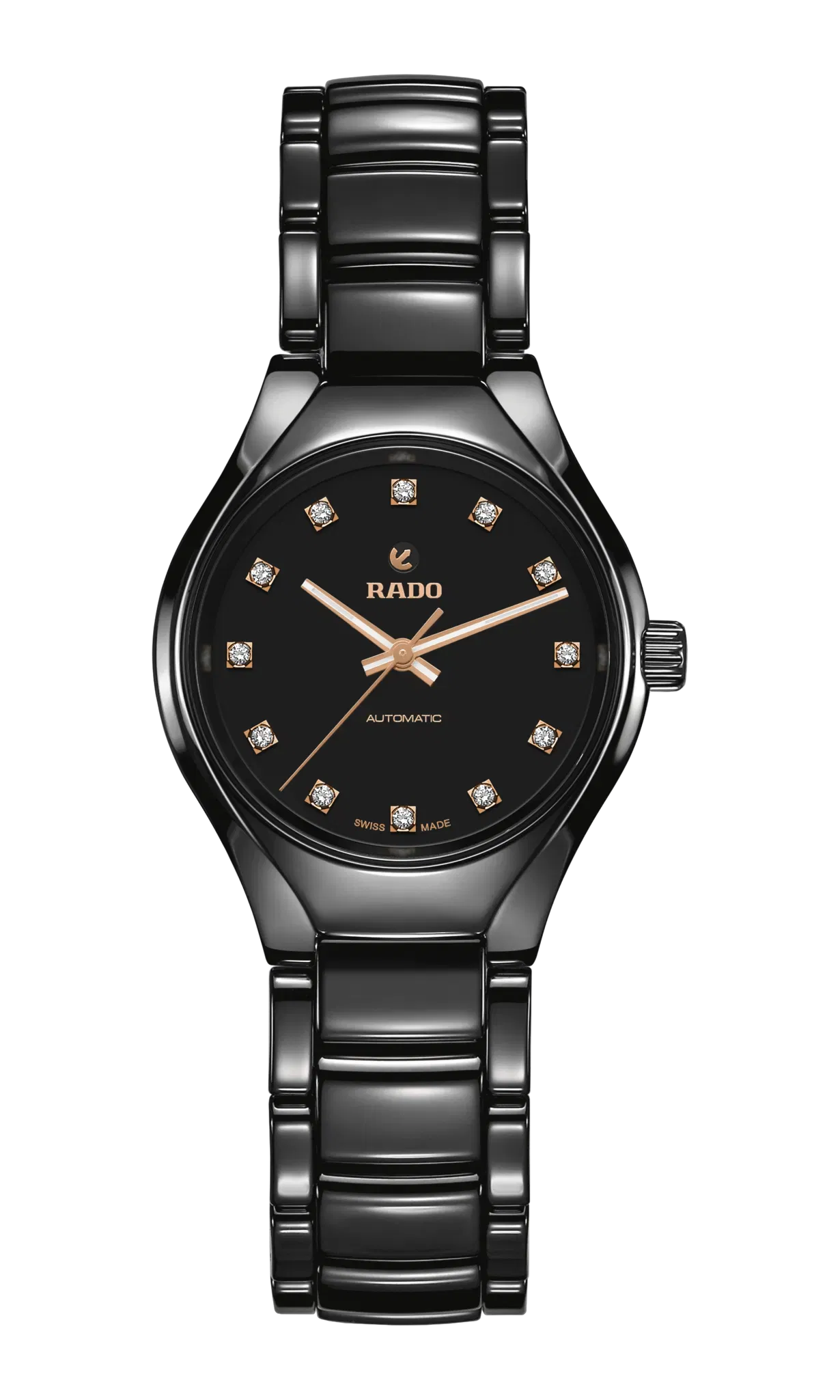 Rado True Round Automatic Diamonds Black r27242732