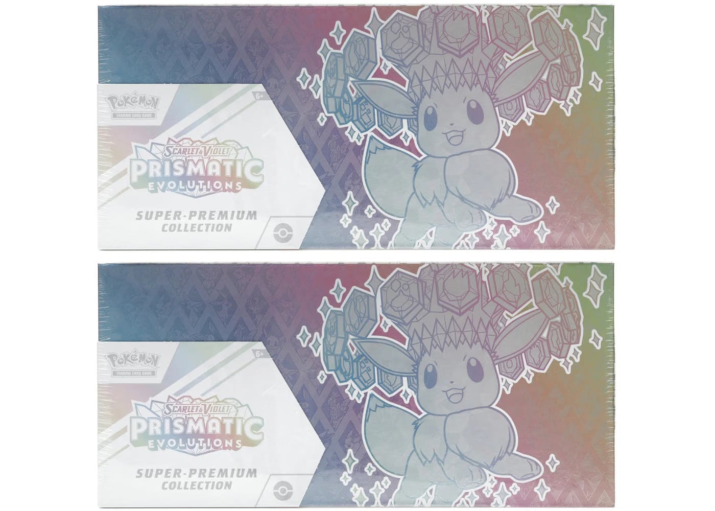 2025 Pokemon Scarlet & Violet Prismatic Evolutions Super Premium Collection 2X Lot