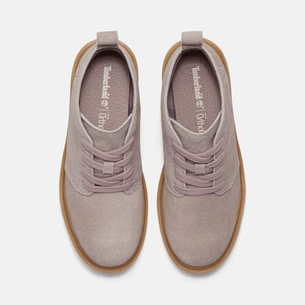 Timberland Rowan Way Mid Chukka Boot Light Purple Suede Women'S
