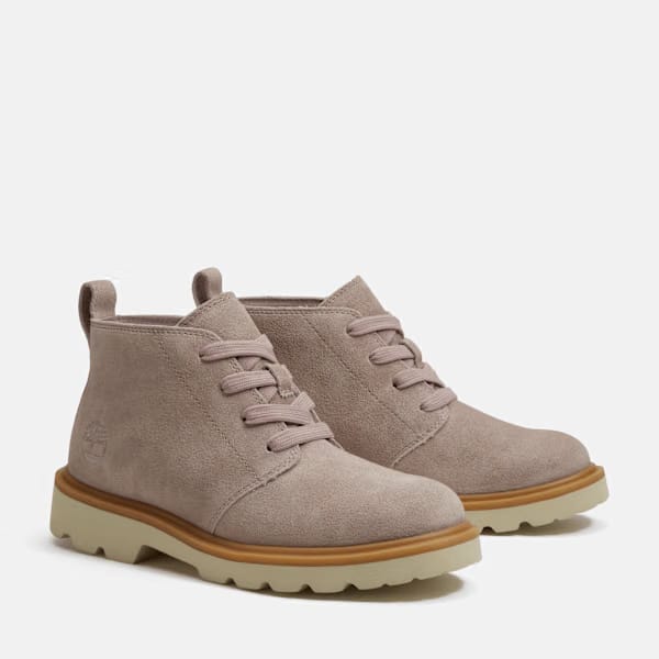 Timberland Rowan Way Mid Chukka Boot Light Purple Suede Women'S