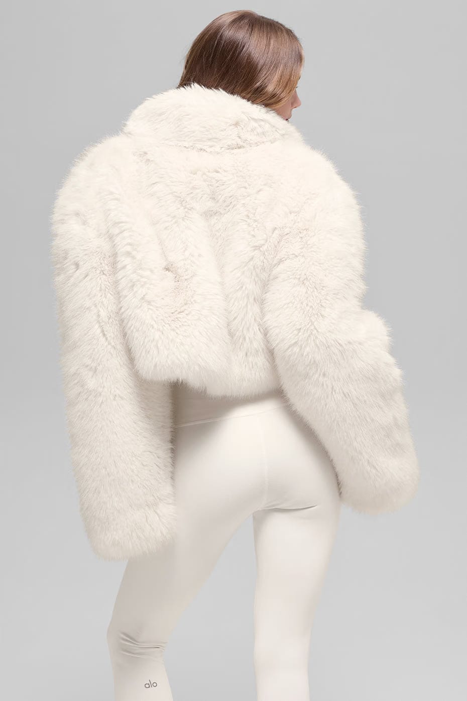 Opulent Faux Fur Cropped Jacket