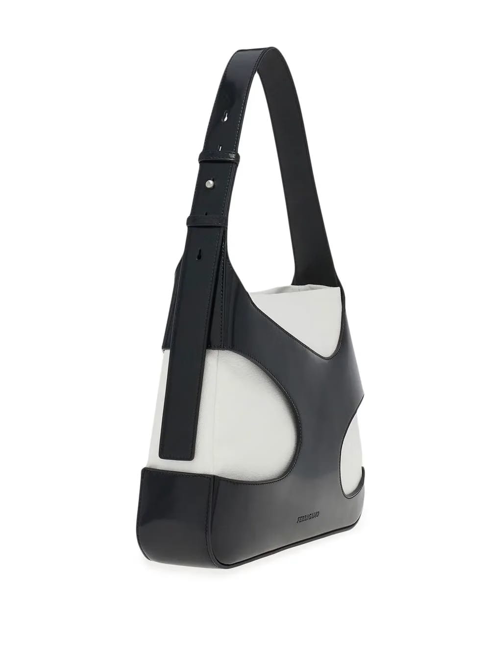 cut out-detail shoulder bag