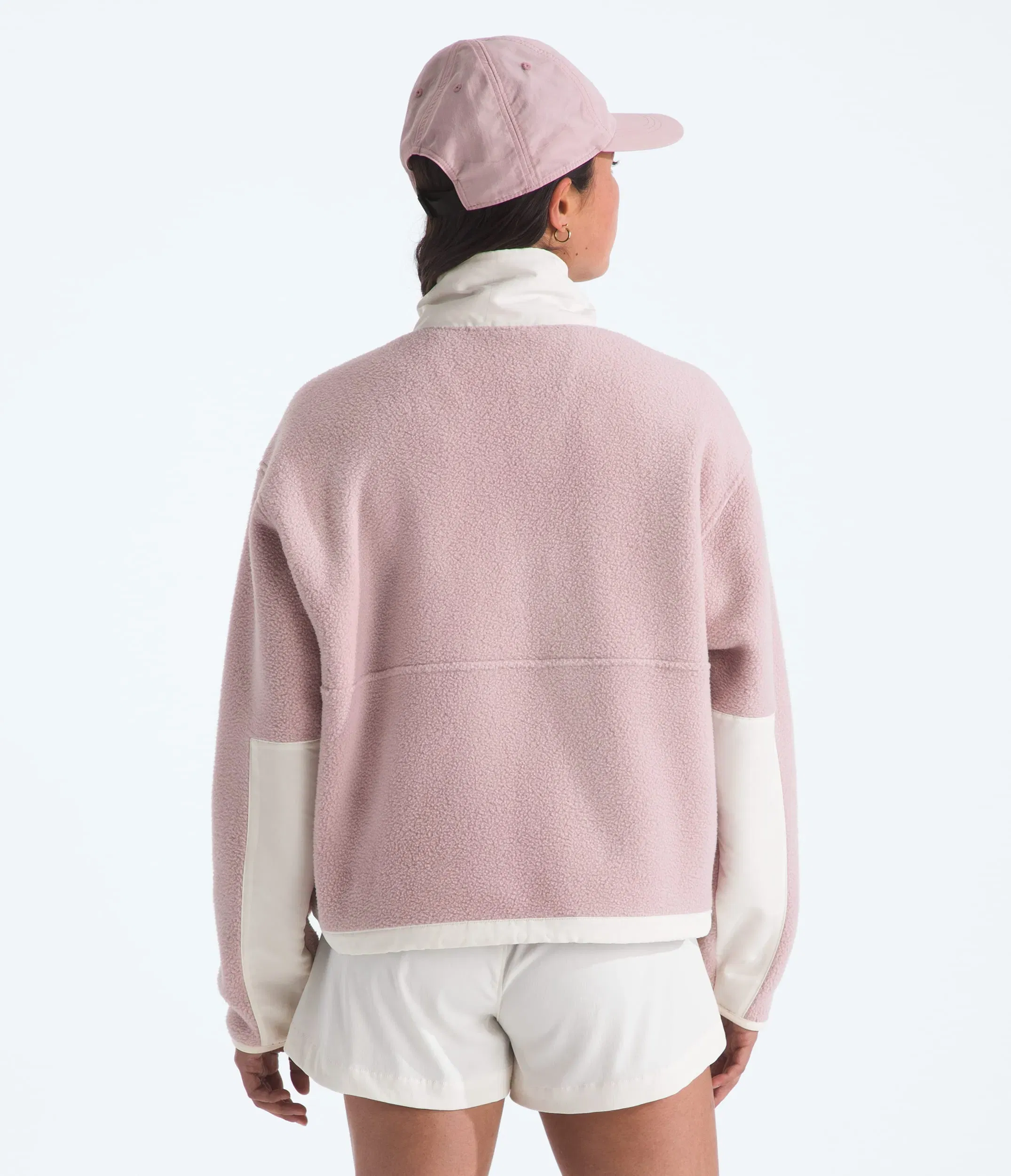 The North Face Women’s Yumiori Off Peak Full-Zip Jacket METAL PINK-WHITE DUNE