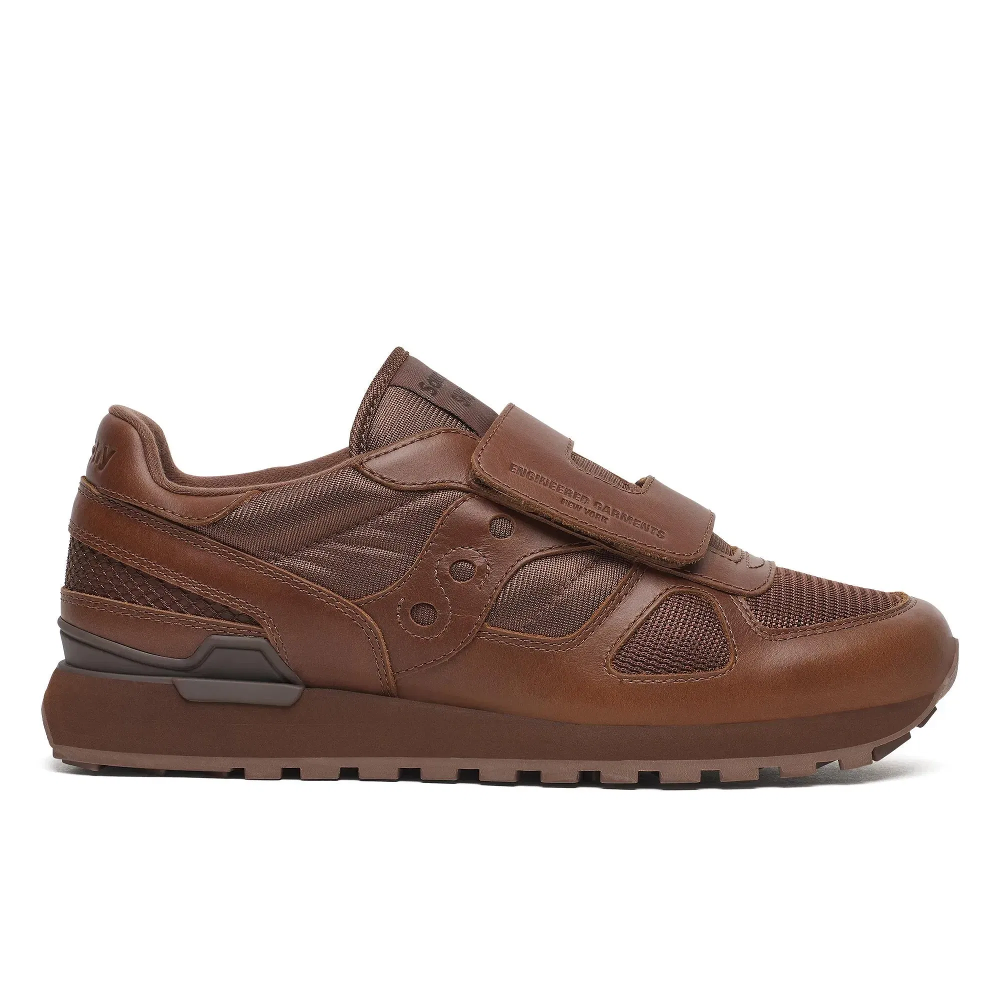 Saucony Engineered Garments X Saucony Shadow Original Velcro Brown