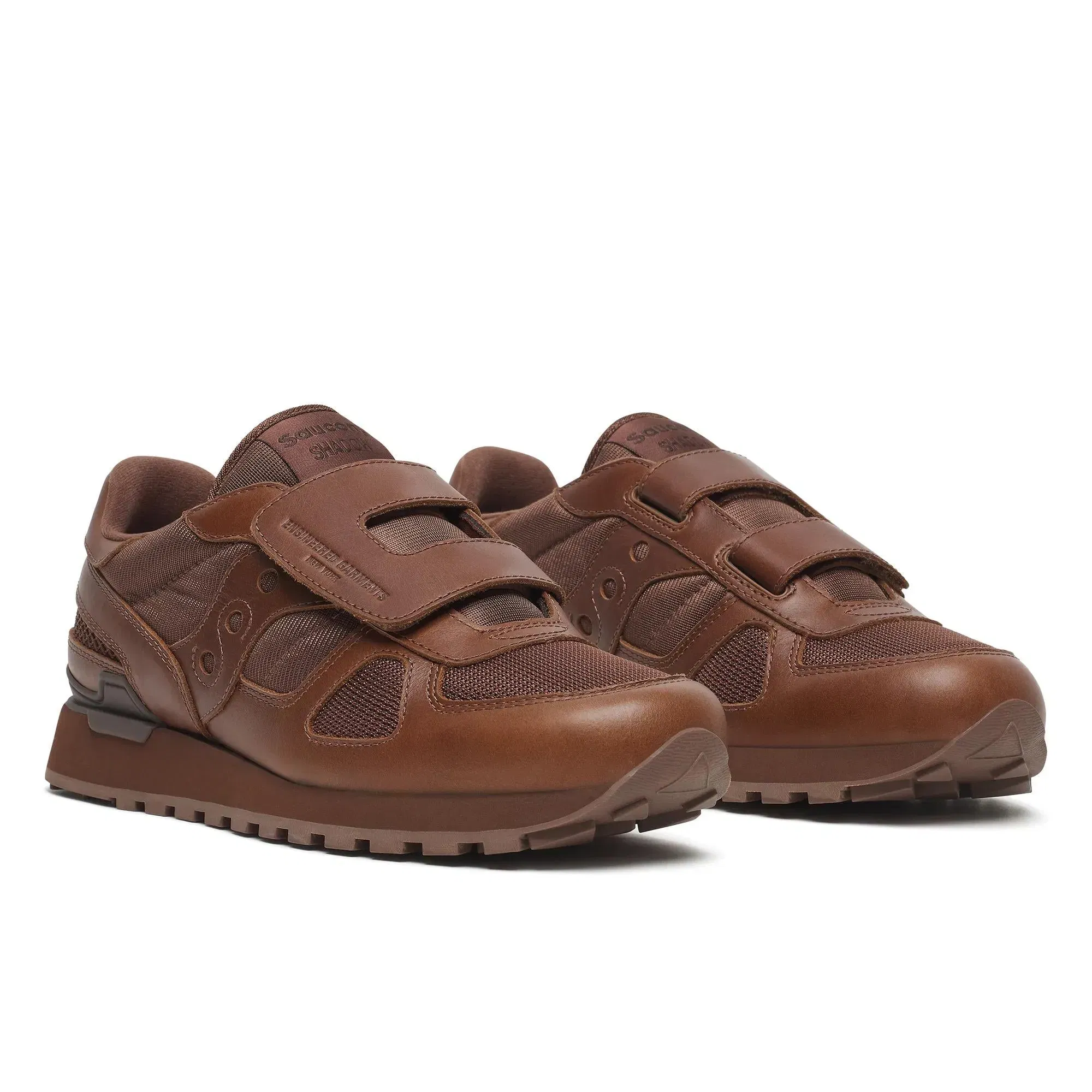 Saucony Engineered Garments X Saucony Shadow Original Velcro Brown