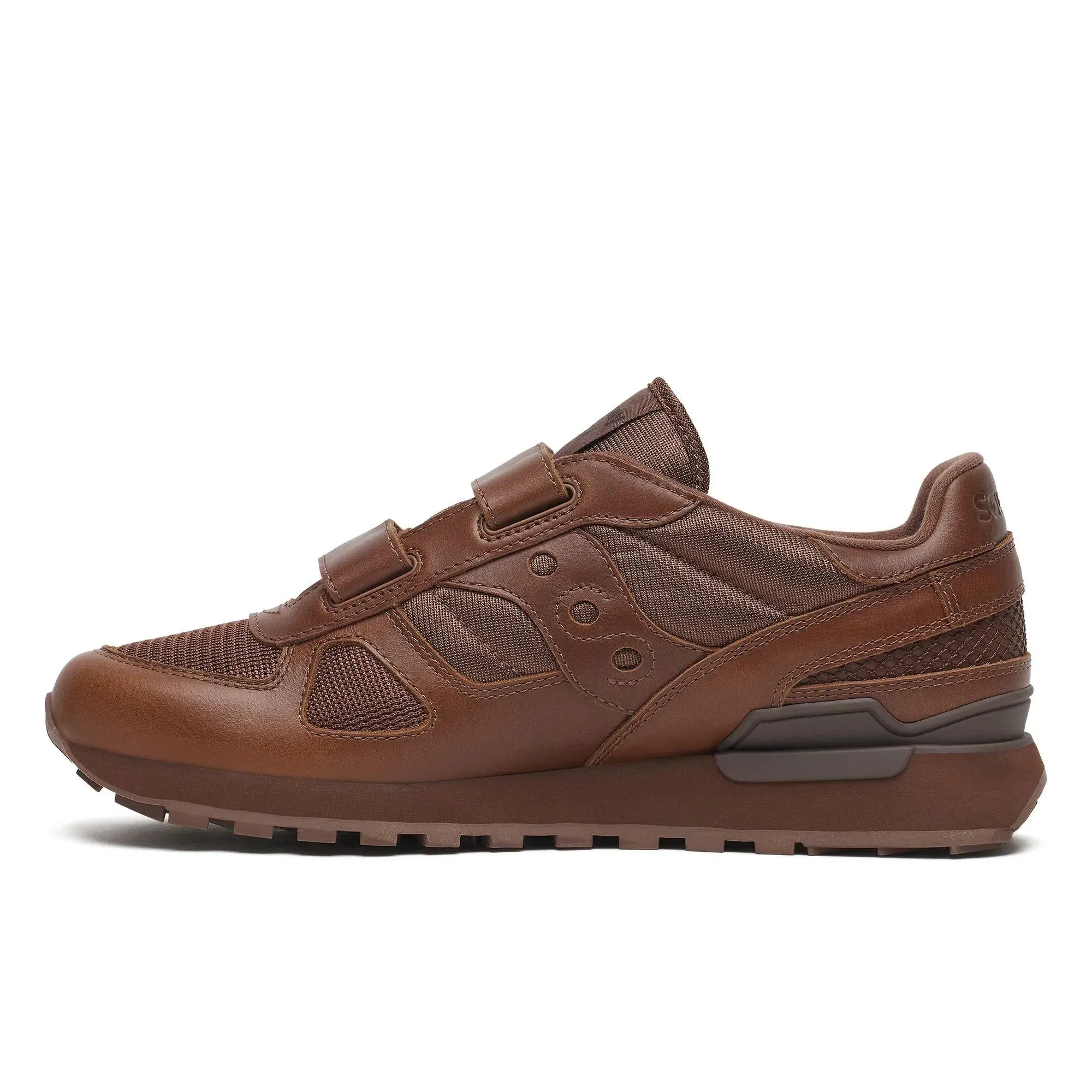 Saucony Engineered Garments X Saucony Shadow Original Velcro Brown