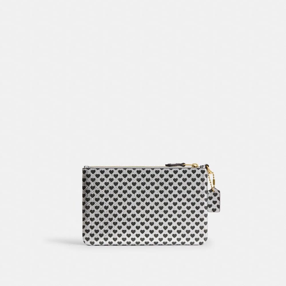 Essential Small Wristlet With Heart Print