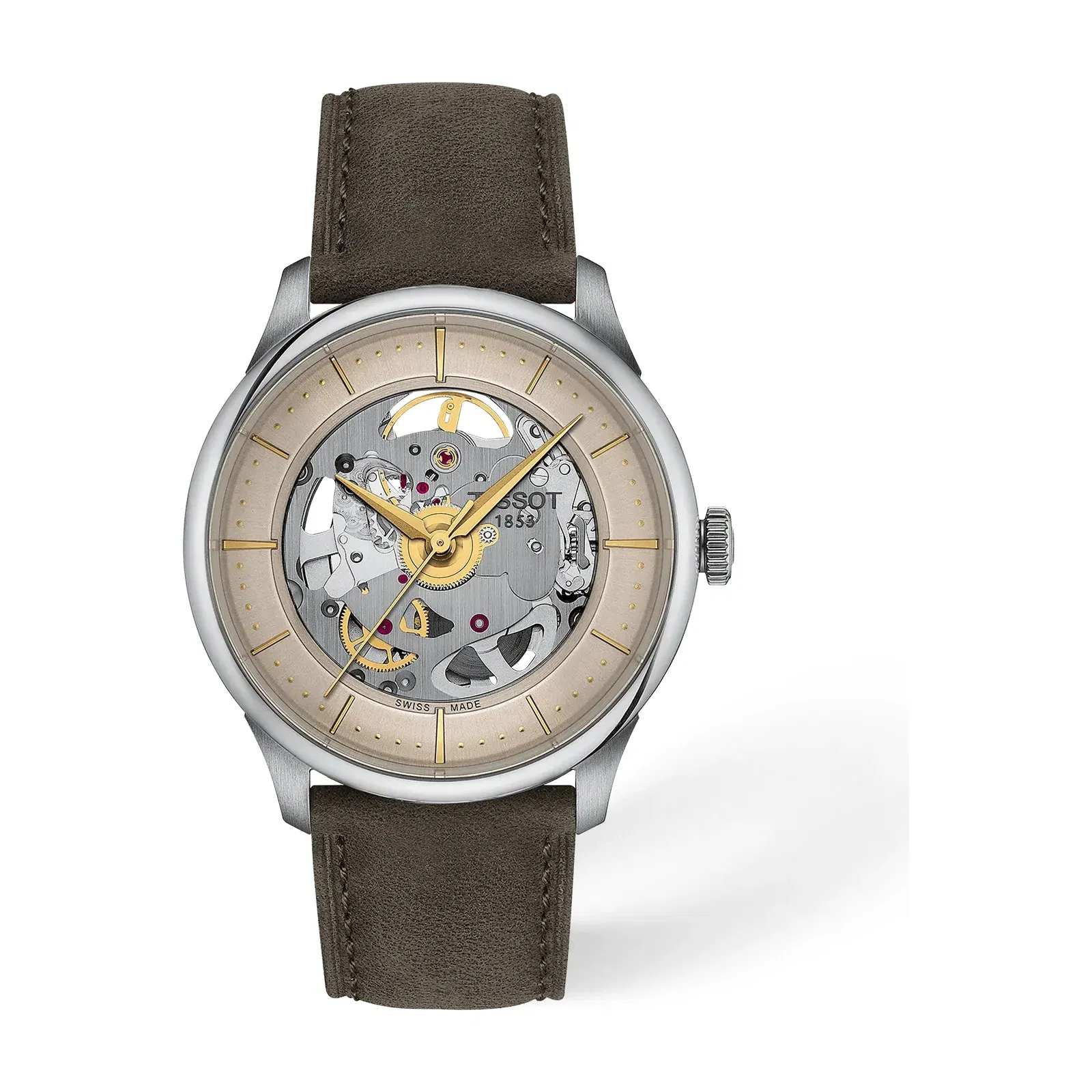 Tissot Chemin Des Tourelles Skeleton 39Mm T1398361626100