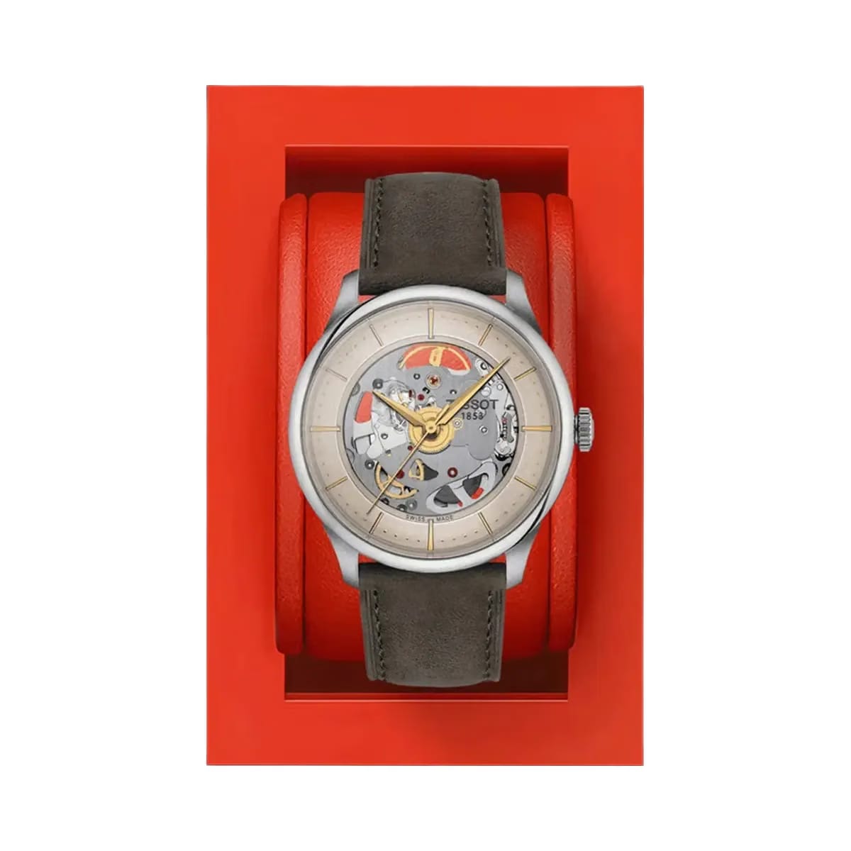 Tissot Chemin Des Tourelles Skeleton 39Mm T1398361626100