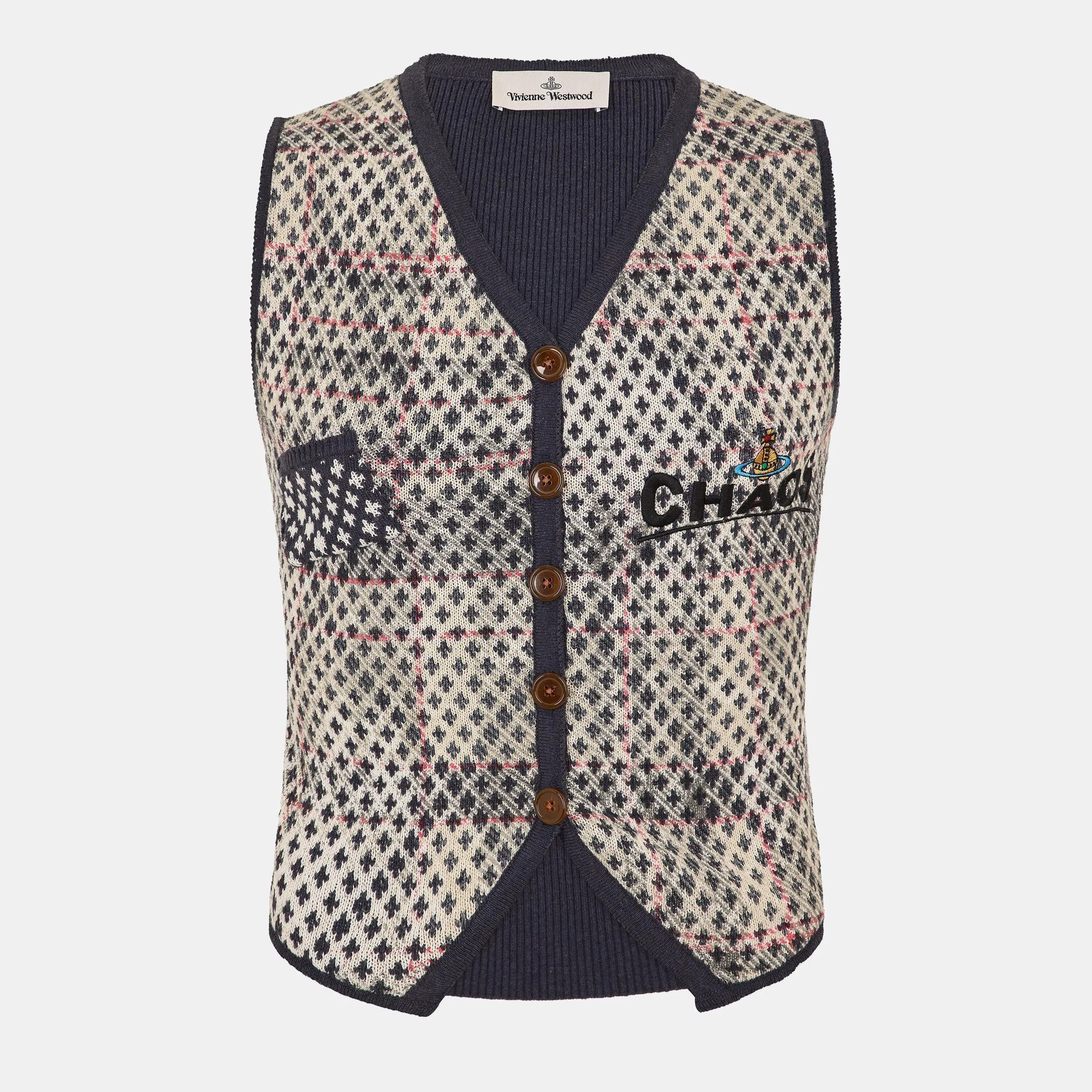 Viv Tartan Strappy Muscle Vest