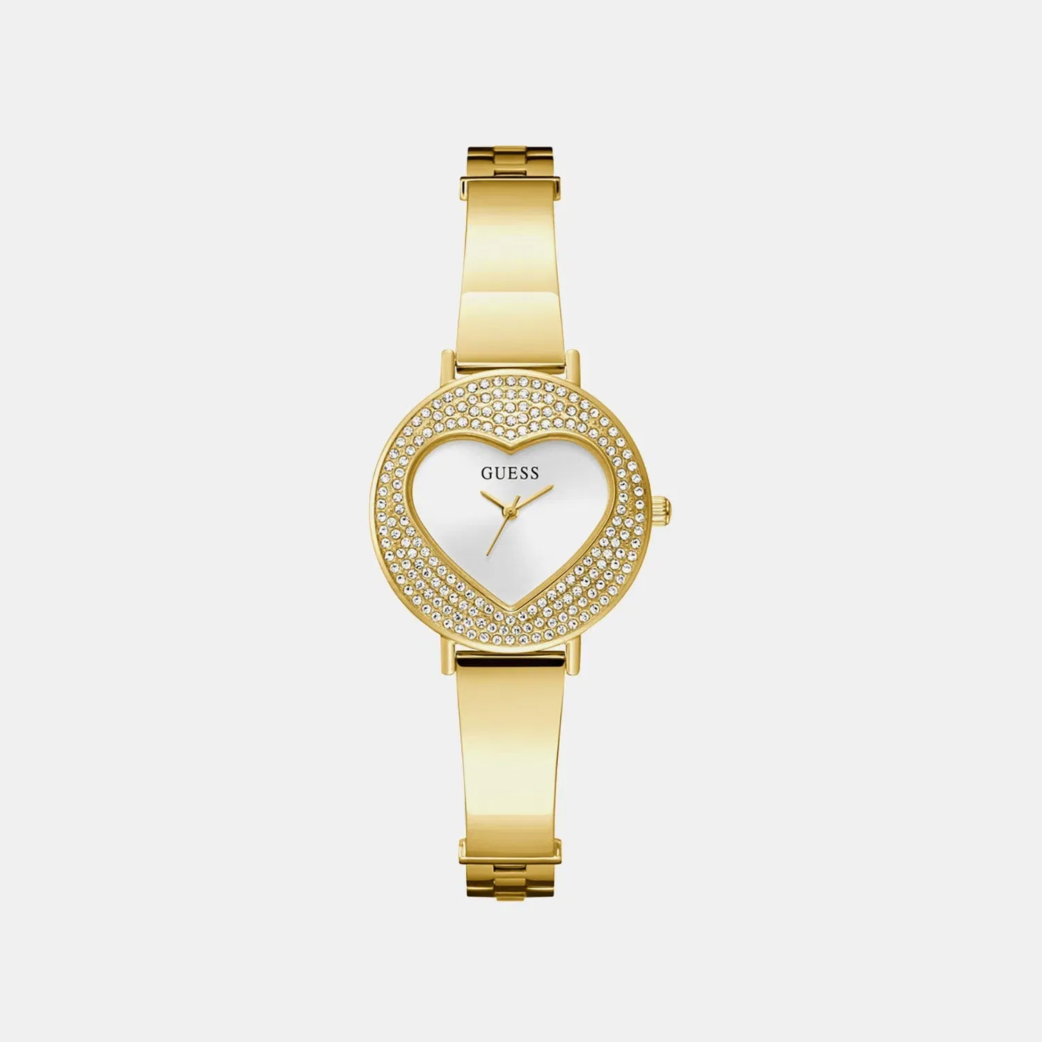 Guess Gb Hartly Women Quartz White Dial Analog Stainless Steel Gw0991L2