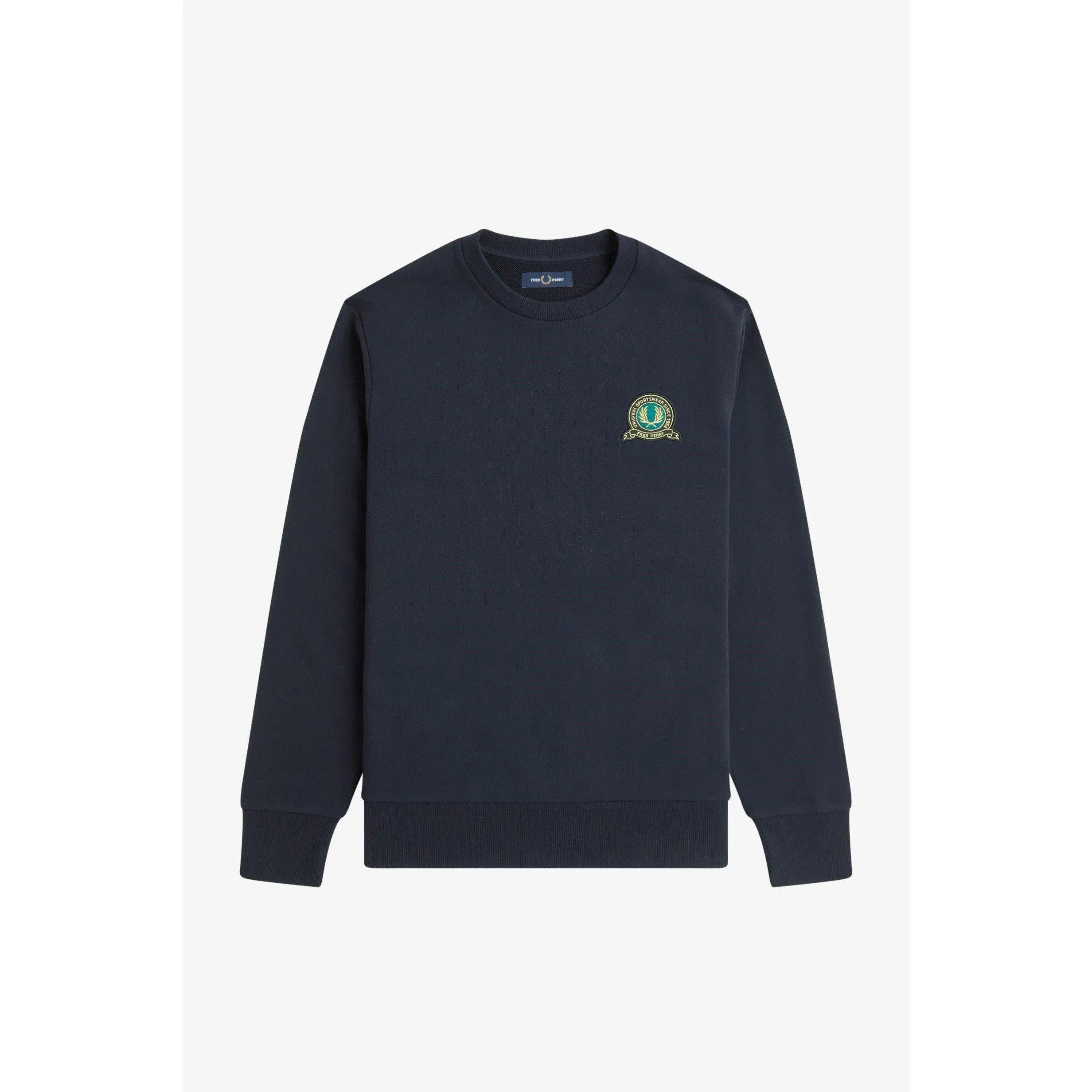 Badge Crew Neck Sweatshirt