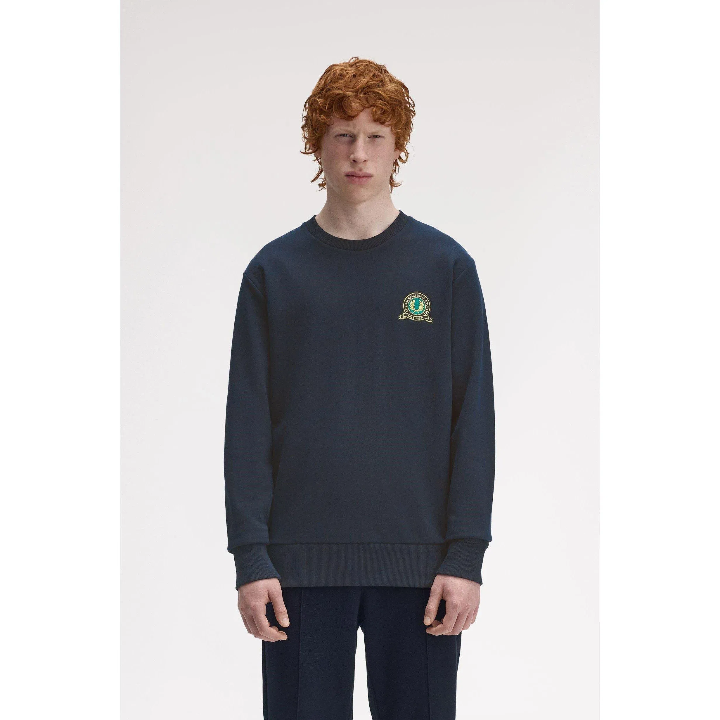 Badge Crew Neck Sweatshirt