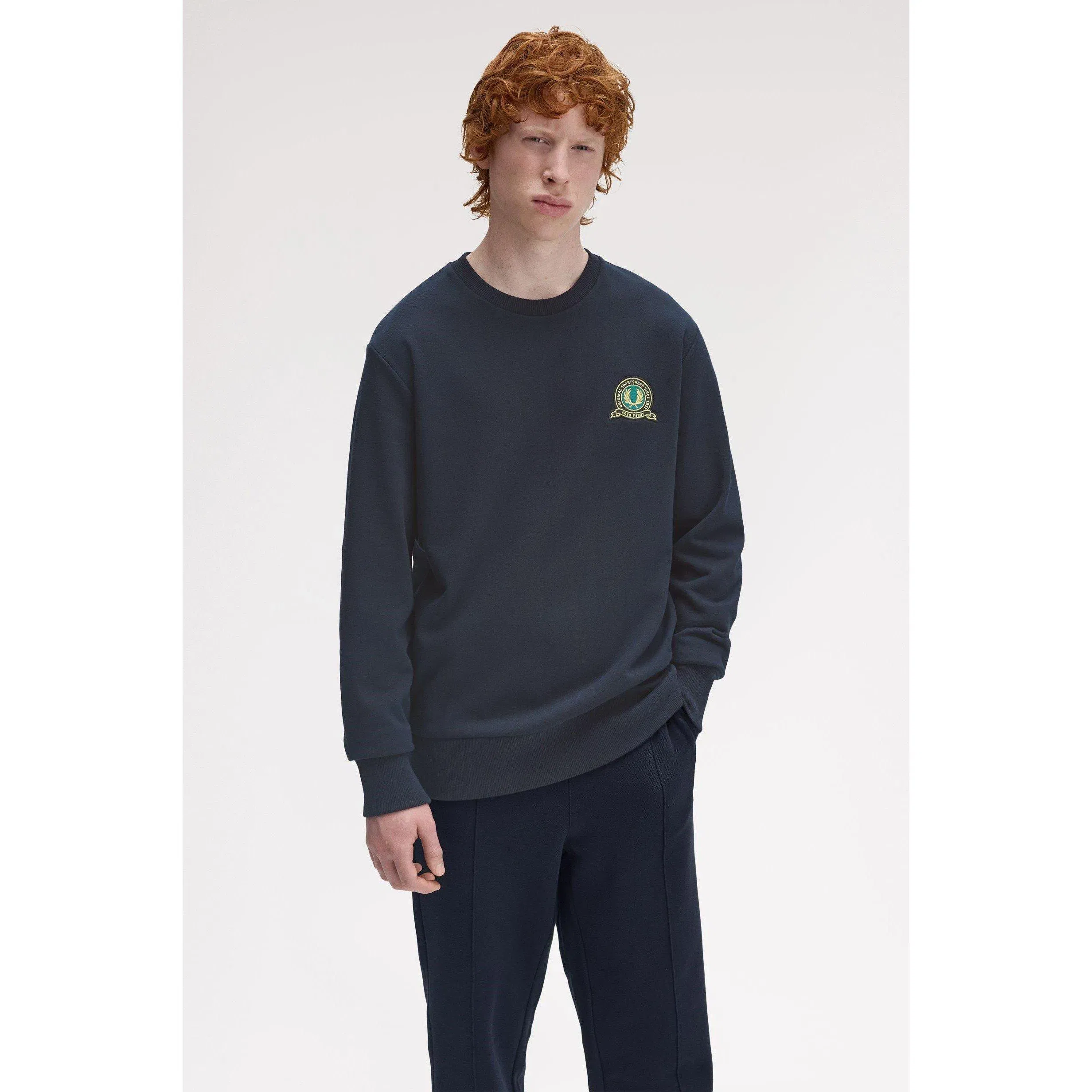 Badge Crew Neck Sweatshirt