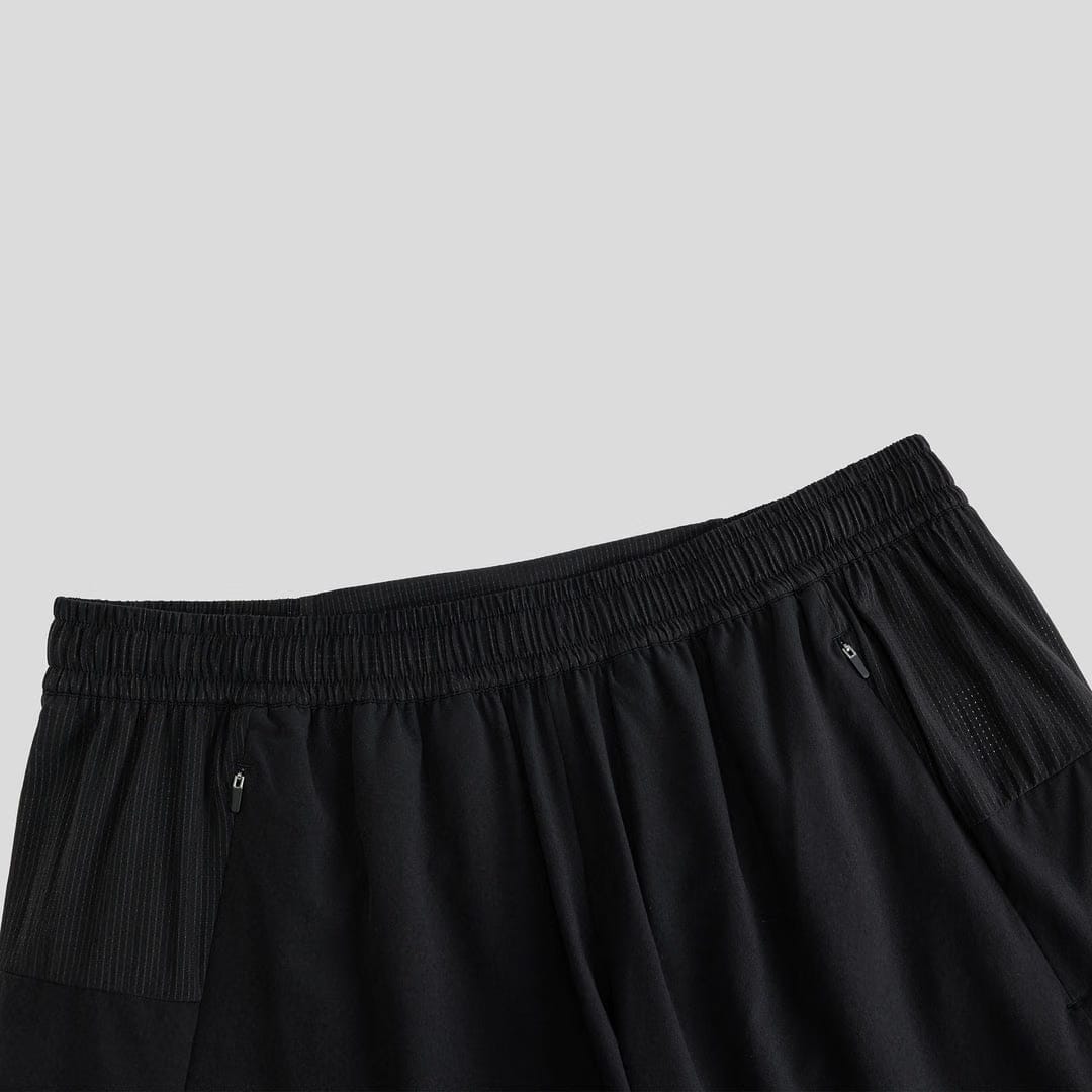 Men's ANTA Run Woven Shorts - Black