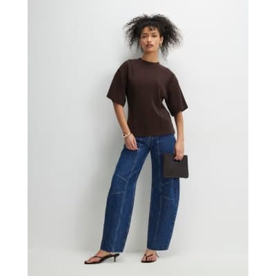 Brown Cosy Short Sleeve T-Shirt