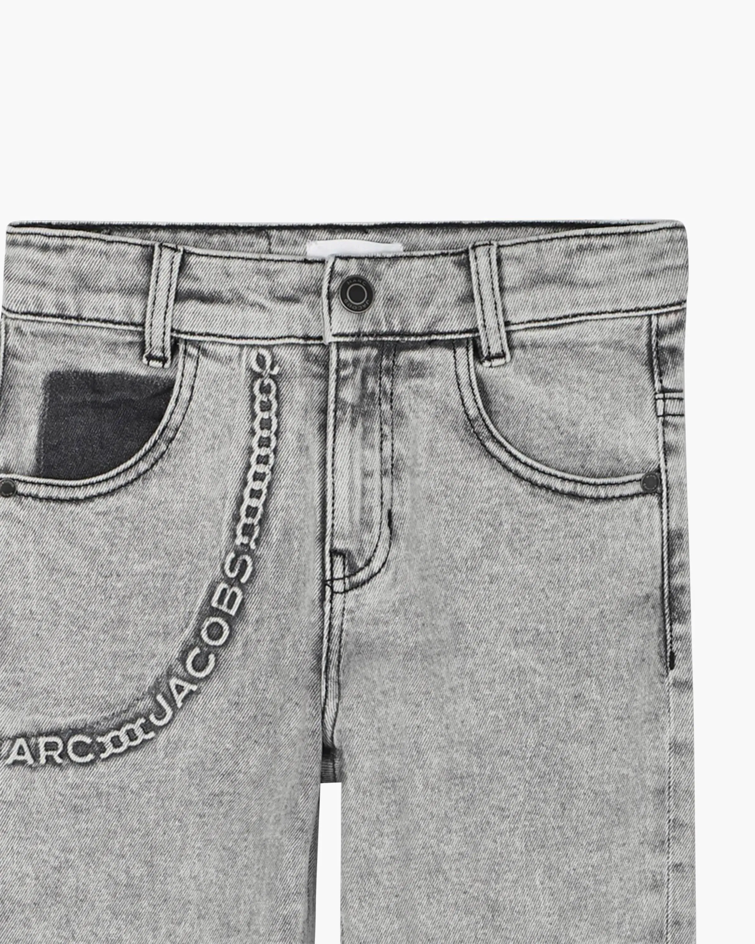 The Trompe Loeil Chain Jeans