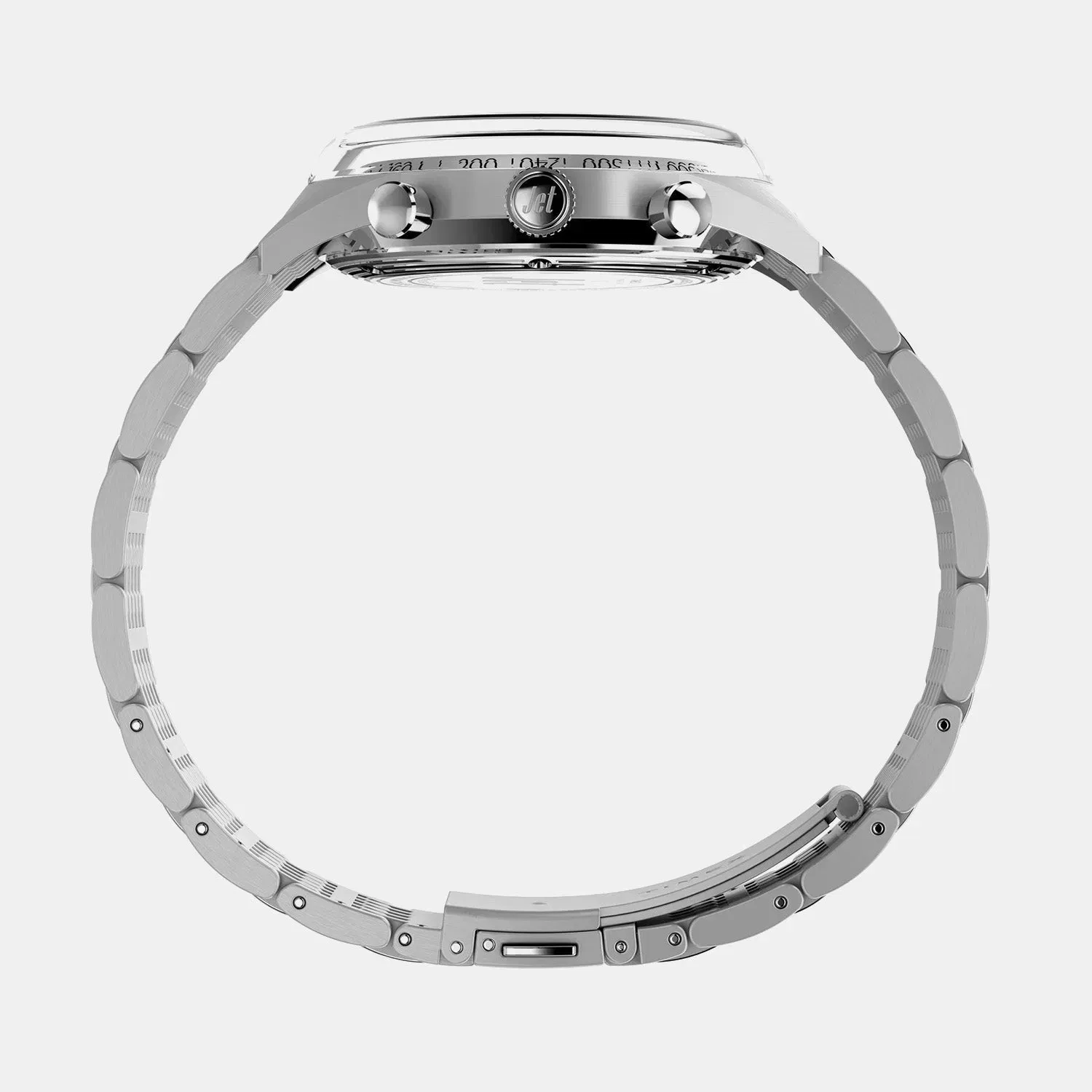 Timex Men Quartz Silver Dial Chronograph Stainless Steel Watch Tw2Y24600Ik