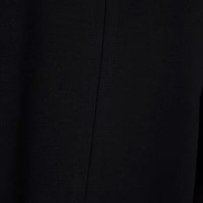 Black Ponte Tailored Flared Trousers
