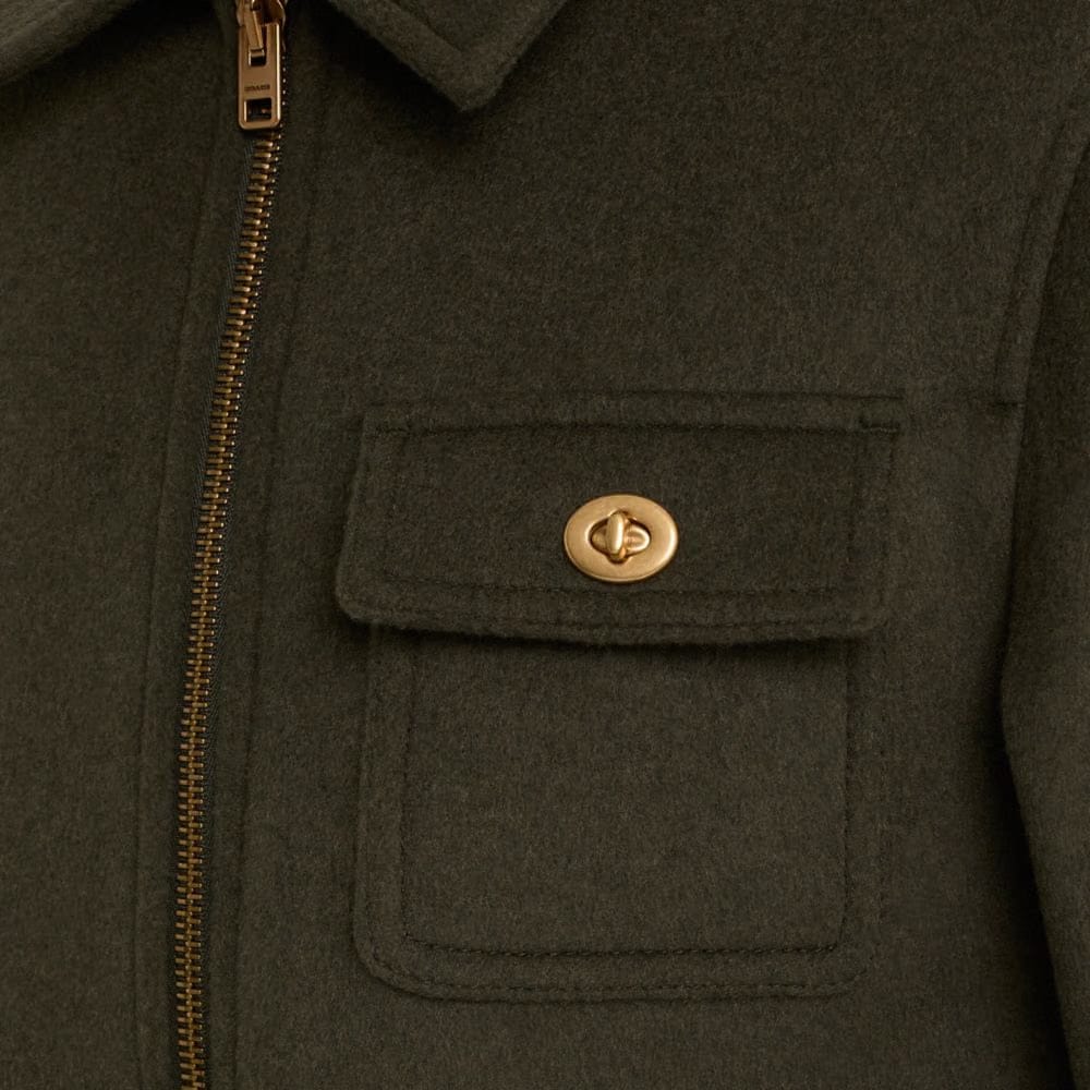Restored Short Wool Coat