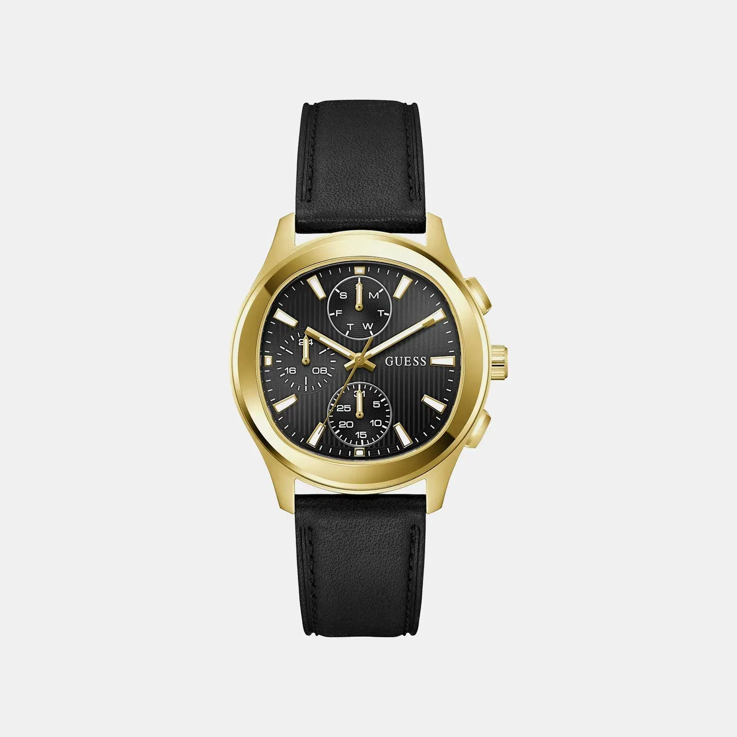 Guess Gd Palmer Men Quartz Black Dial Analog Stainless Steel Gw1049G2