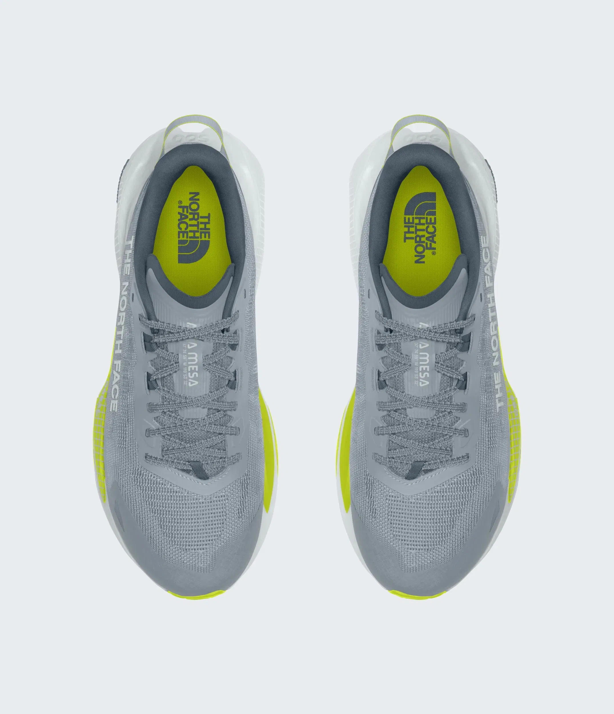 The North Face Mens Altamesa 500 V2 Shoes Frost Grey-Fizz Lime Frost Grey-Fizz Lime