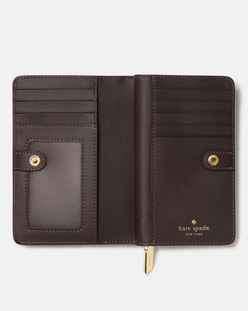 Madison Croc Embossed Medium Bifold Wallet