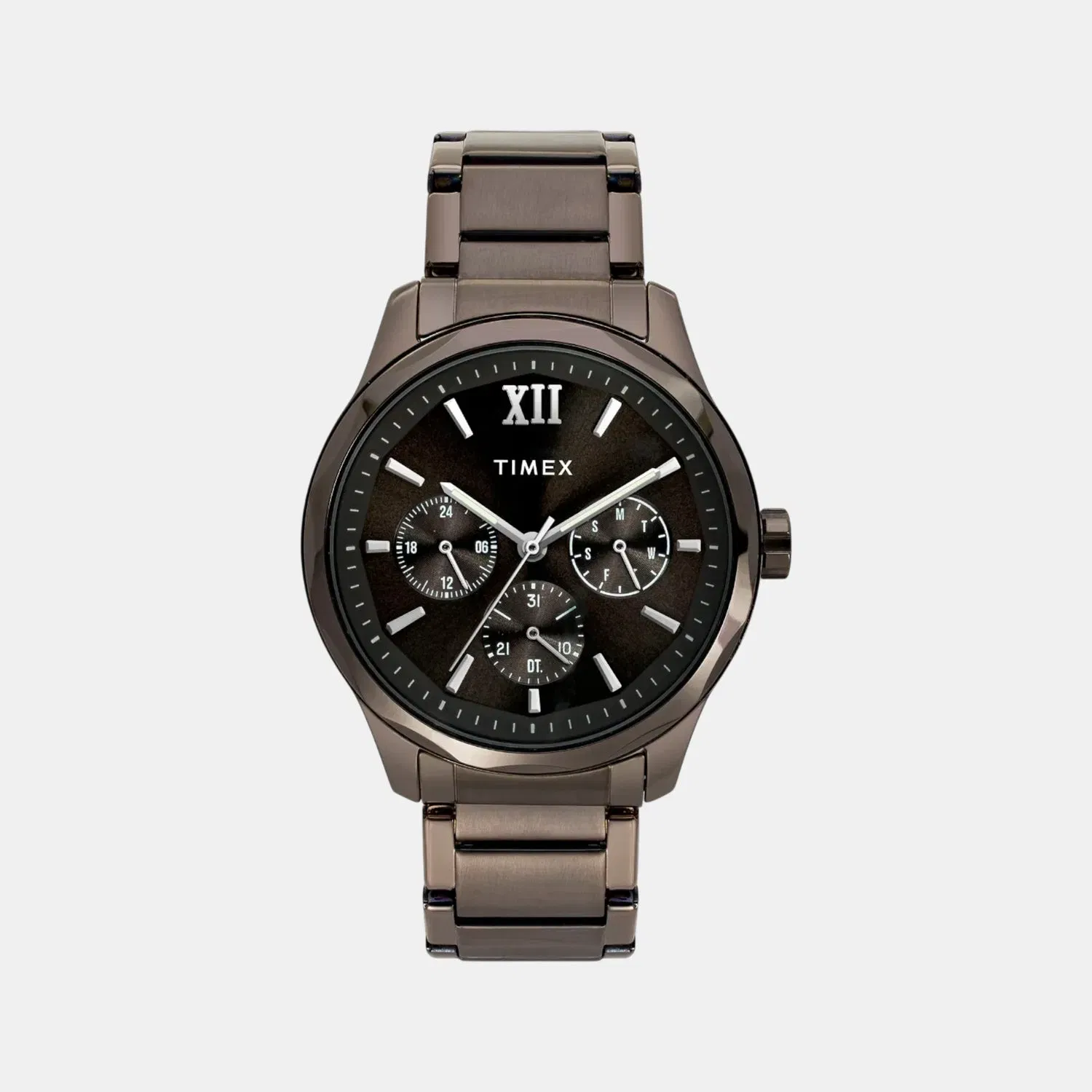 Timex Signio Men Quartz Dial Multi-Function Stainless Steel Watch Tw0Tg7636