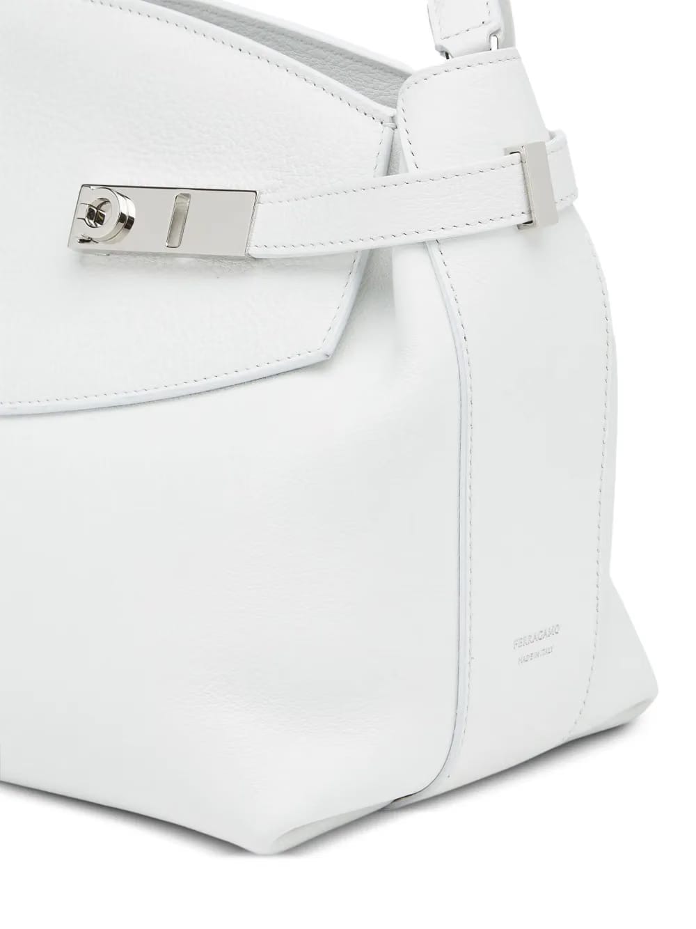 Hug leather clutch bag