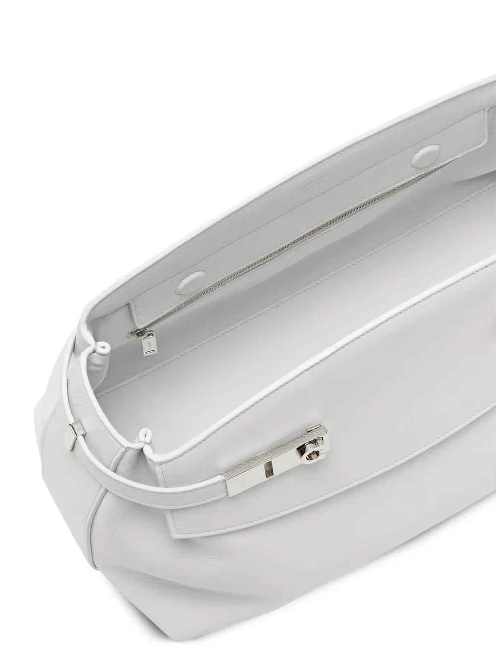 Hug leather clutch bag