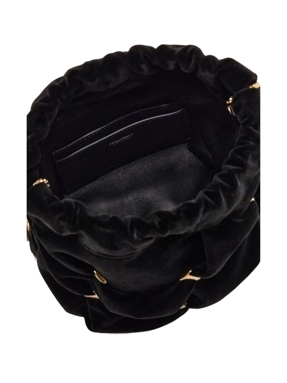 mini Vara-bow gathered bucket bag