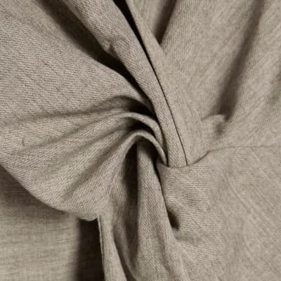 Grey Long Sleeve Twisted Collared Top