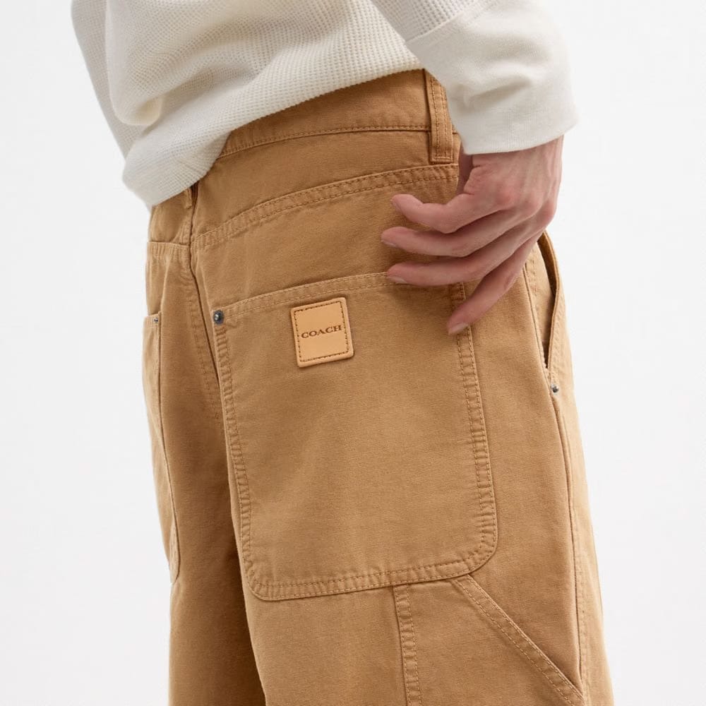 Canvas Pants In Organic Cotton