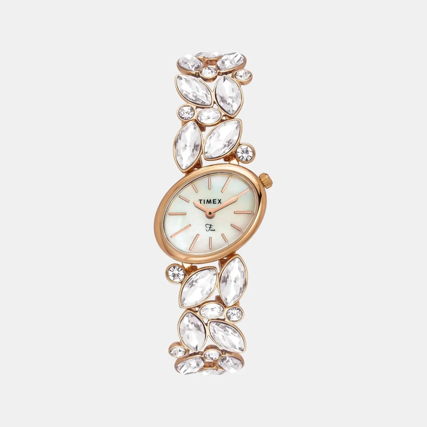 Timex Fria Women Quartz Dial Analog Brass Watch Twel20902