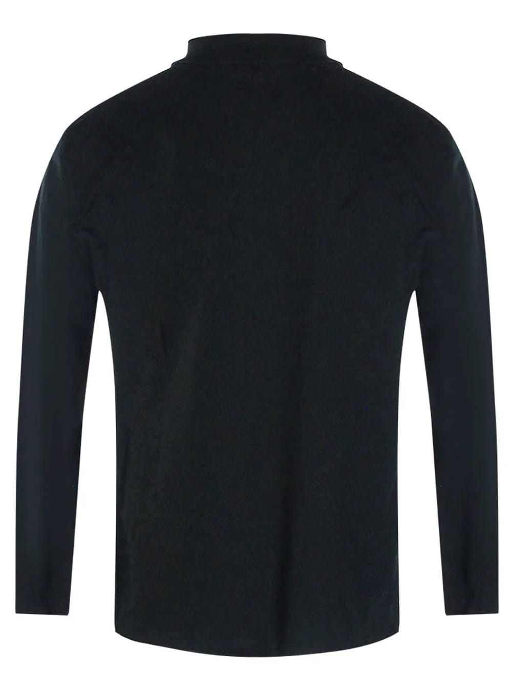 Love Moschino Long Sleeve Heart Black Polo Shirt