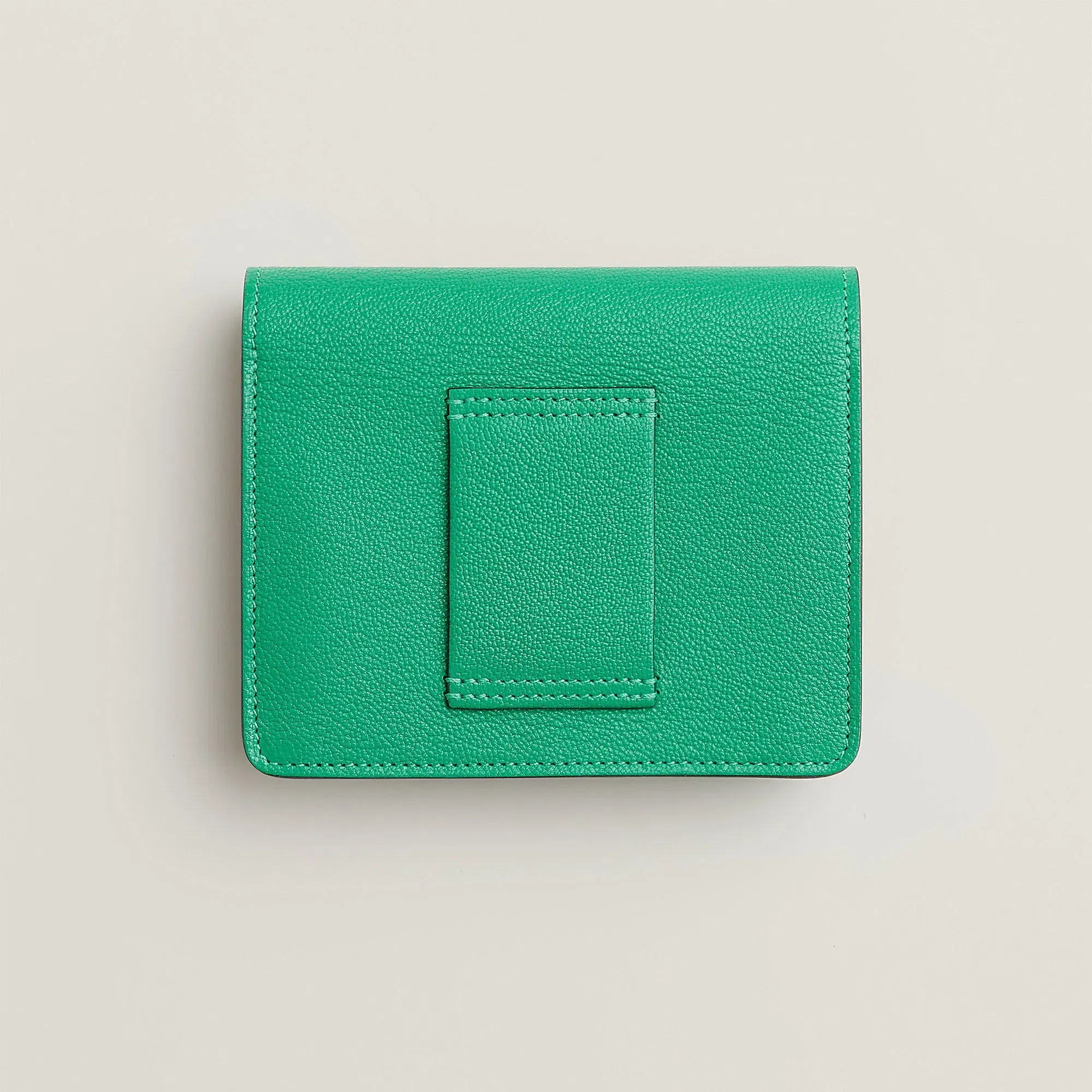 Hermes Roulis Slim Wallet Bleu Glacier