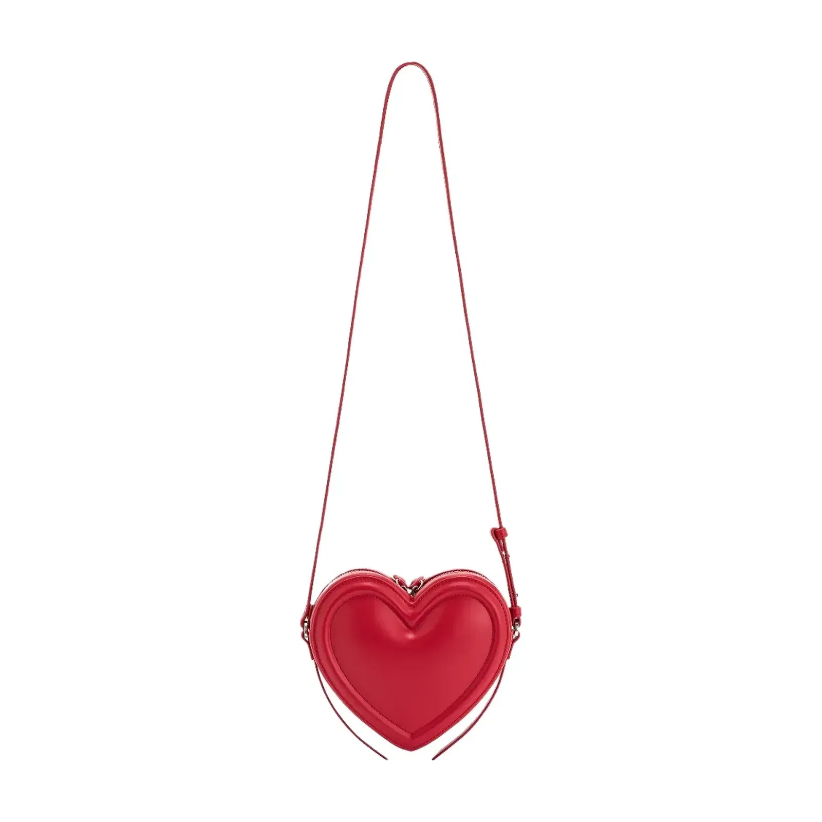 Arlene Heart Shaped Bag - Magenta