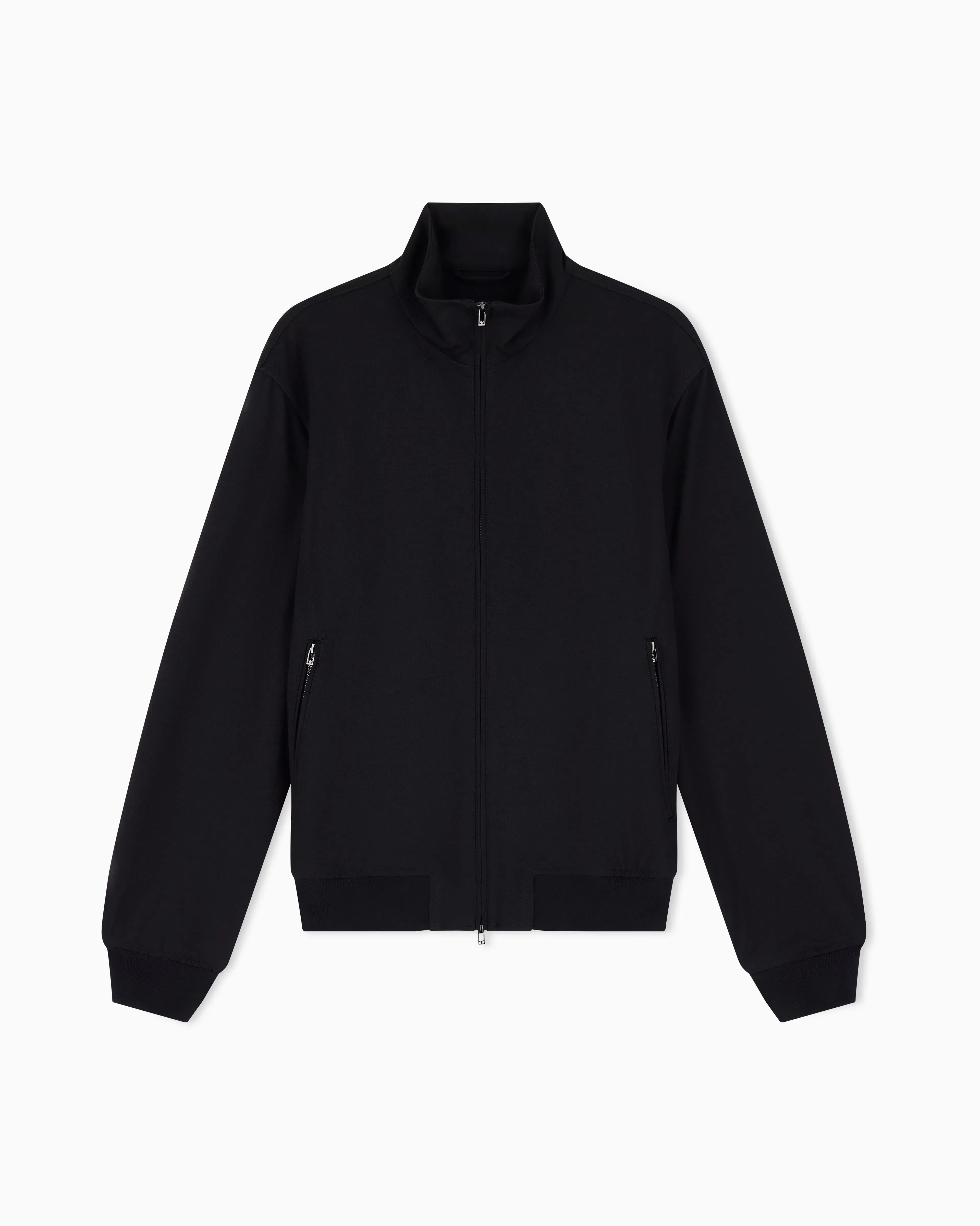 Emporio Armani Blouson in waffle-effect armure fabric