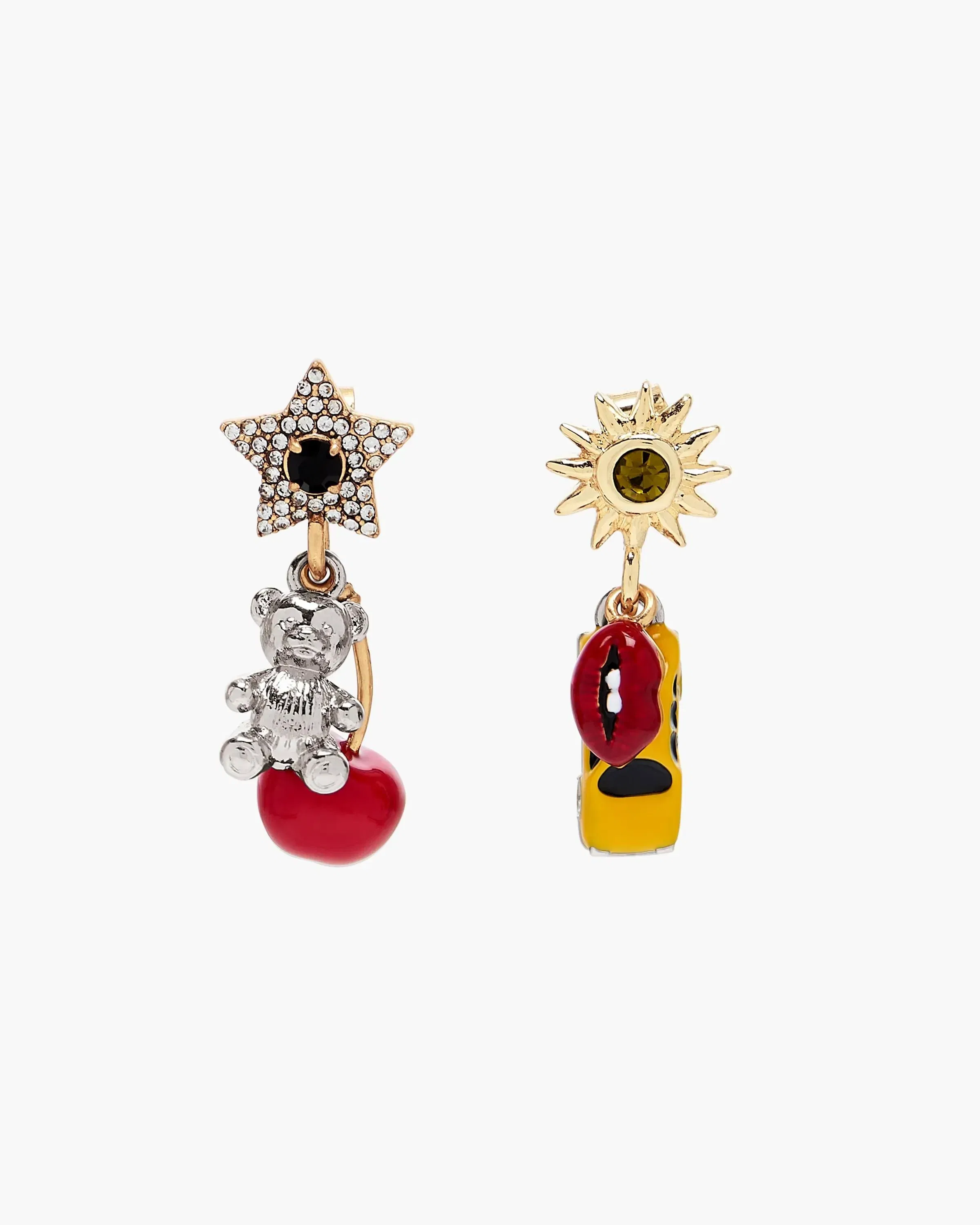 The Trinket Charm Cluster Earrings