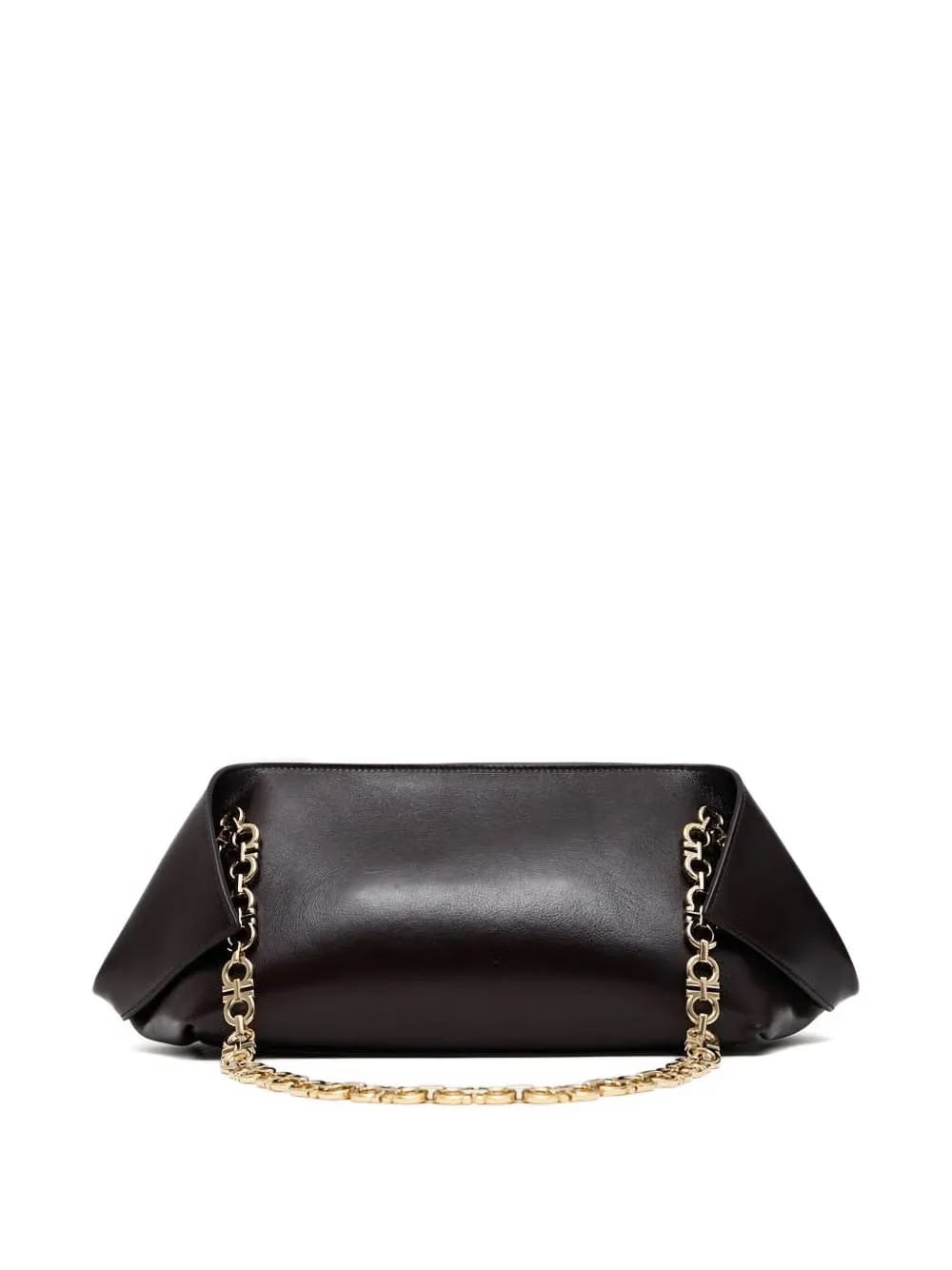 small Folded chain-link flap shoulder bag