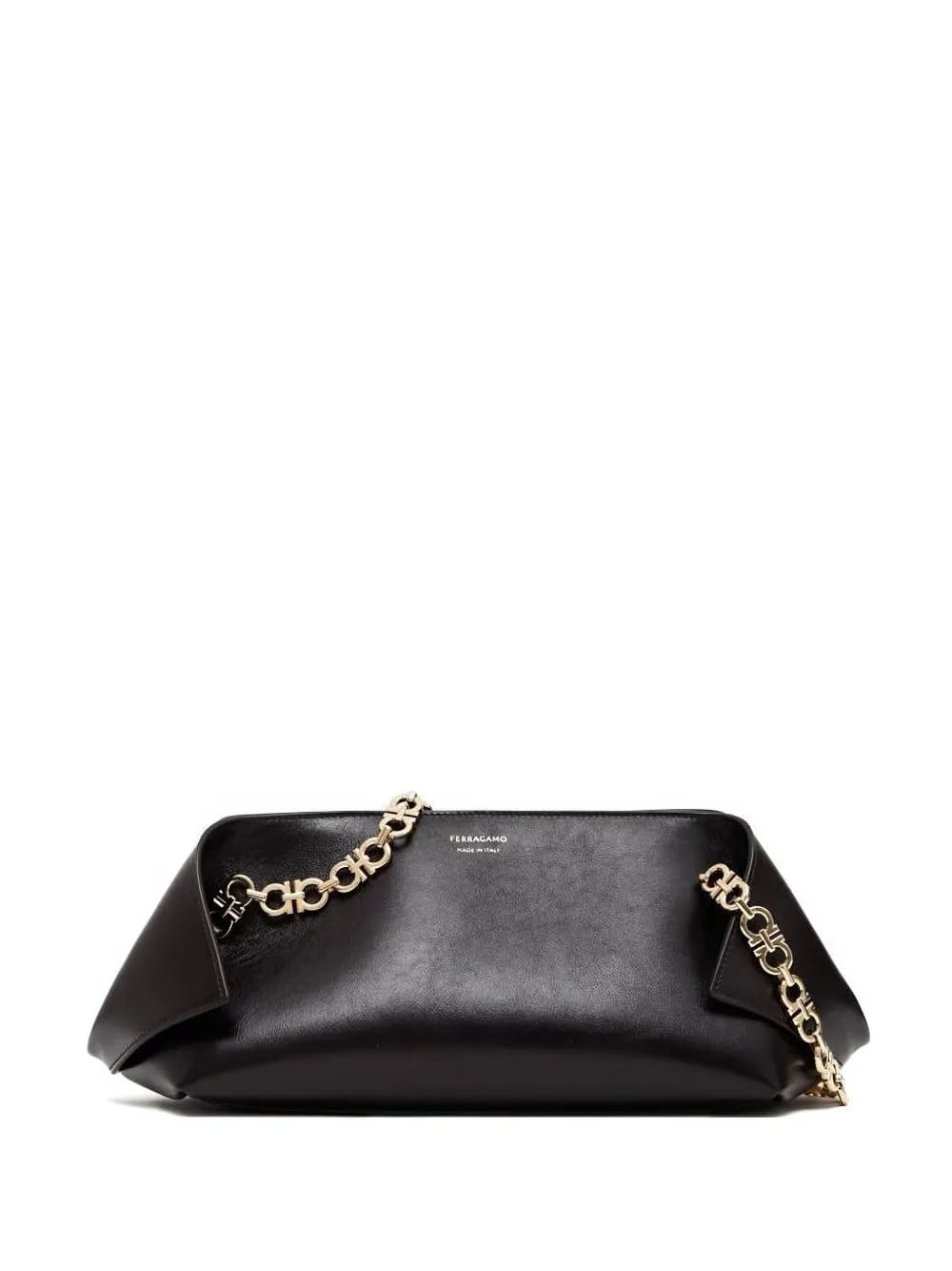 small Folded chain-link flap shoulder bag