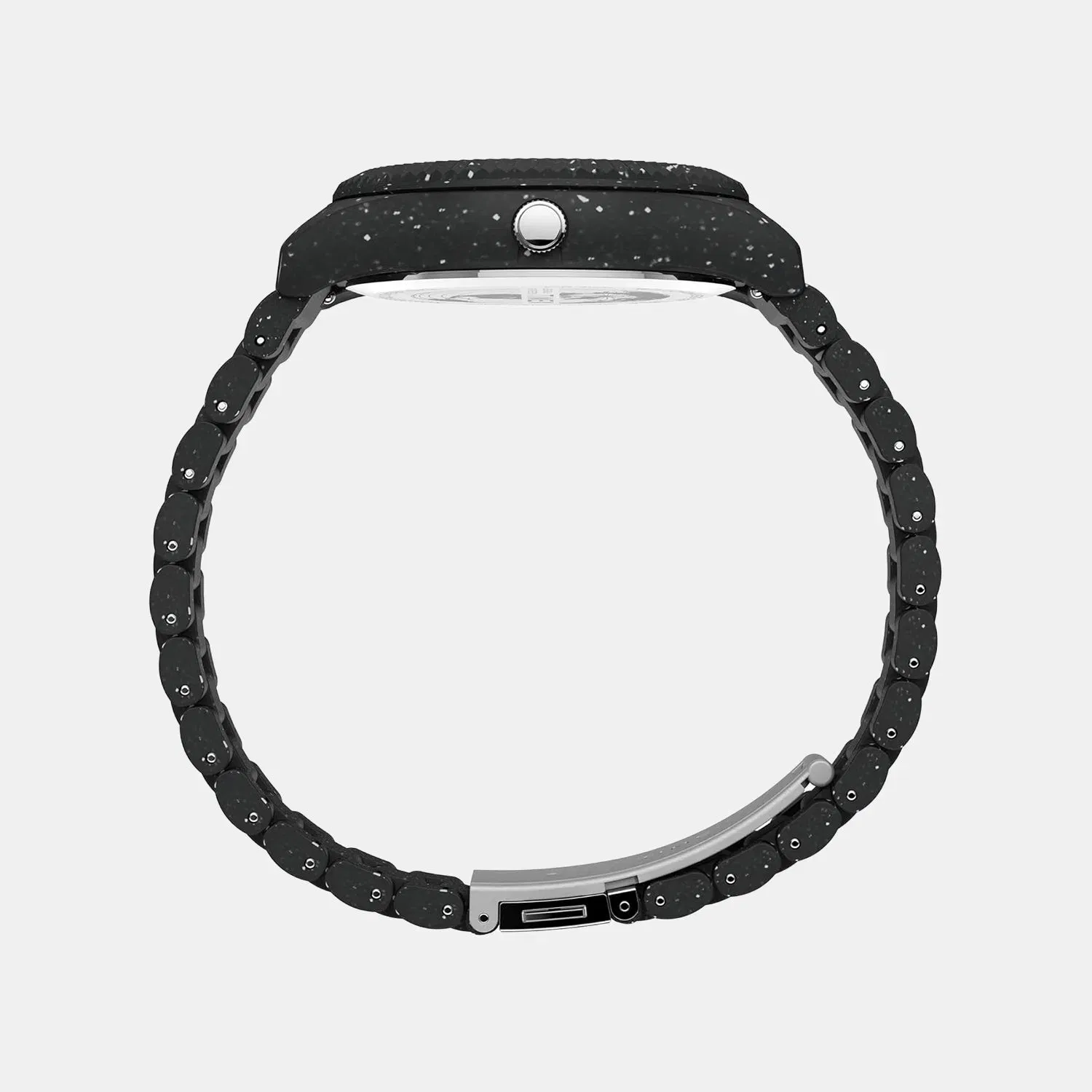 Timex Men Quartz Black Dial Analog Plastic Watch Tw2V77000X6