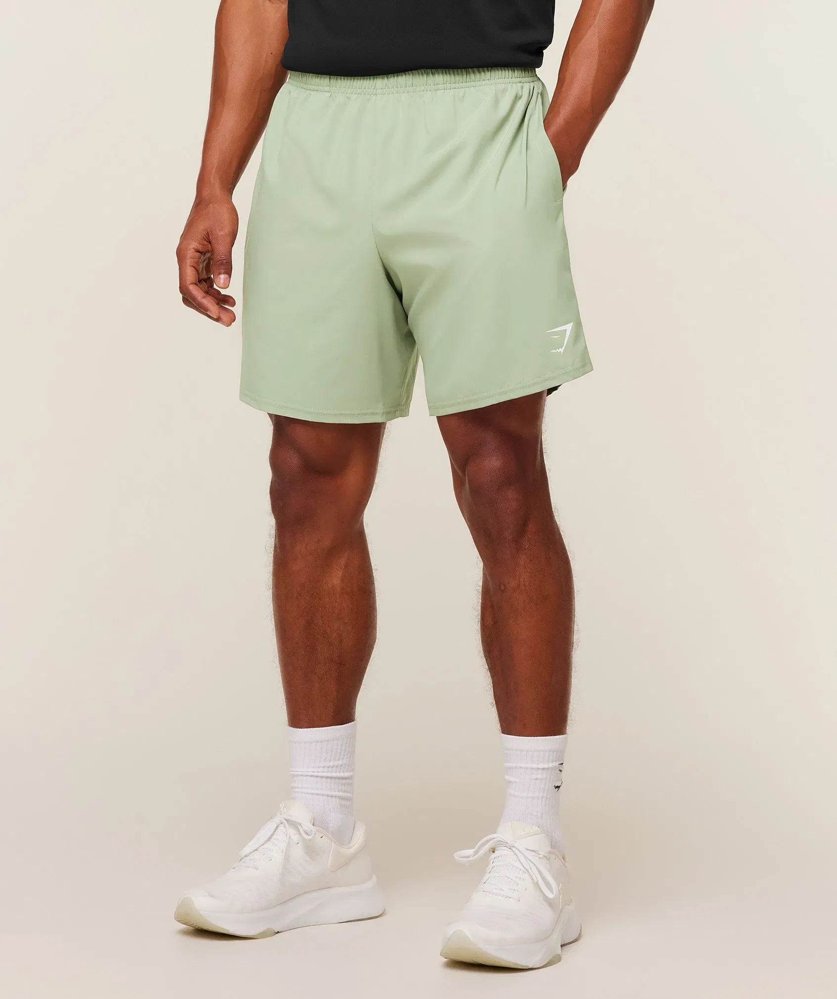Gymshark Arrival 7" Shorts - GS Haze Green