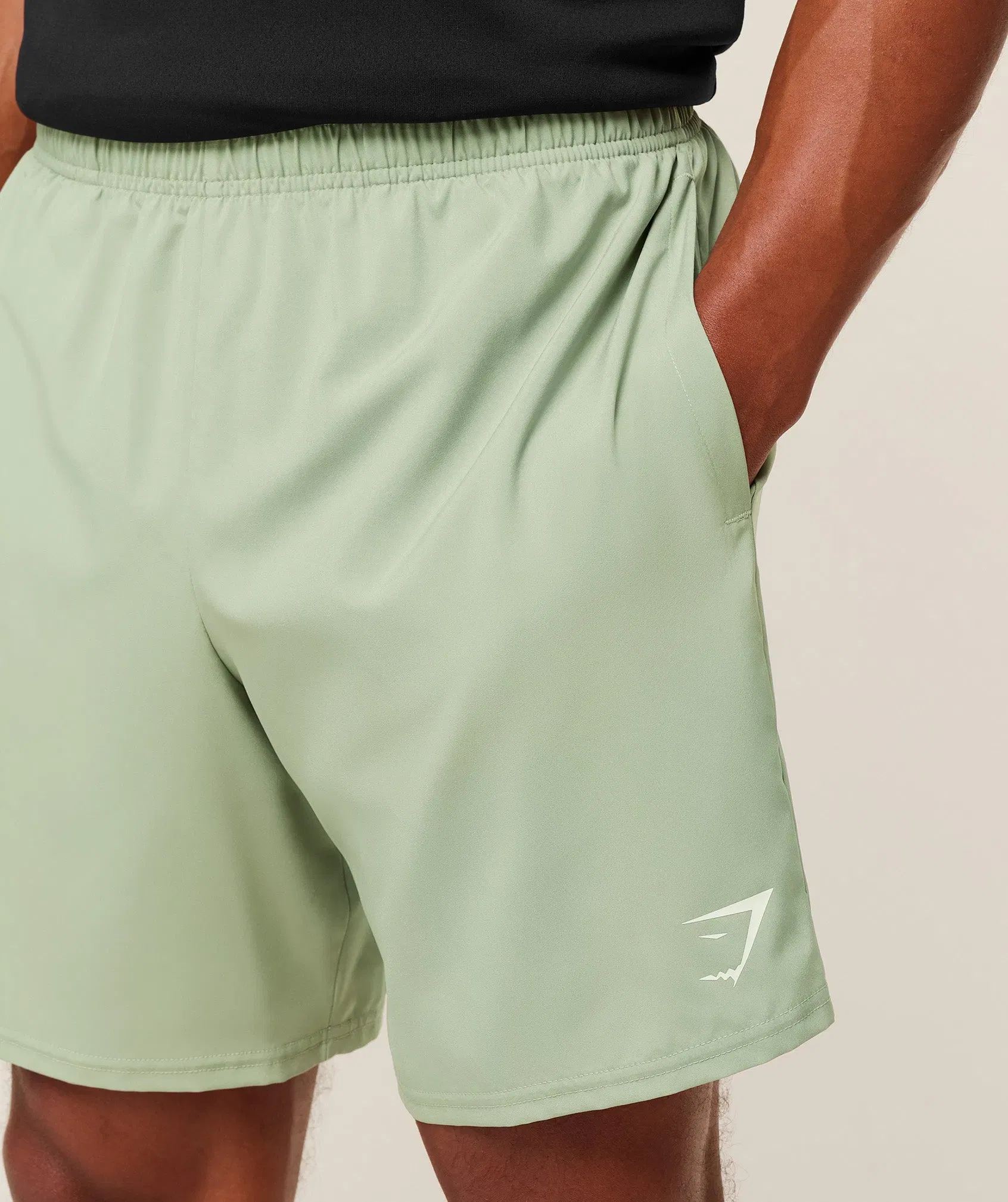 Gymshark Arrival 7" Shorts - GS Haze Green